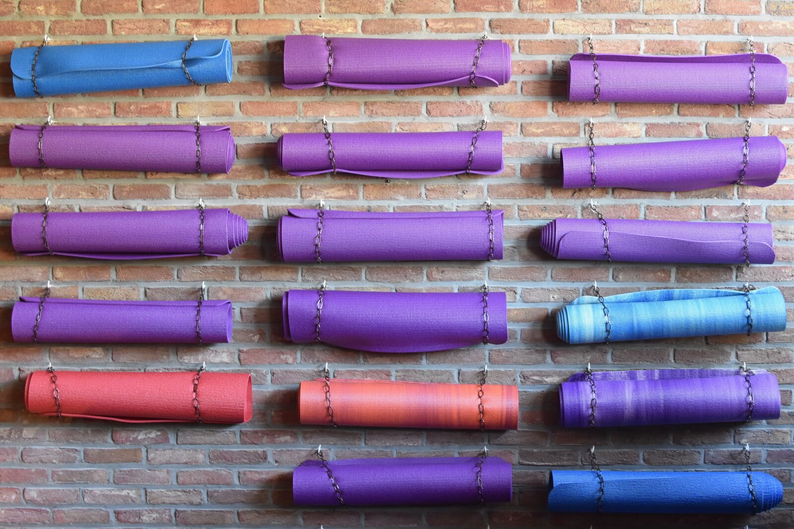 Nikon D7200 sample photo. Yoga mat, mats, colors photography