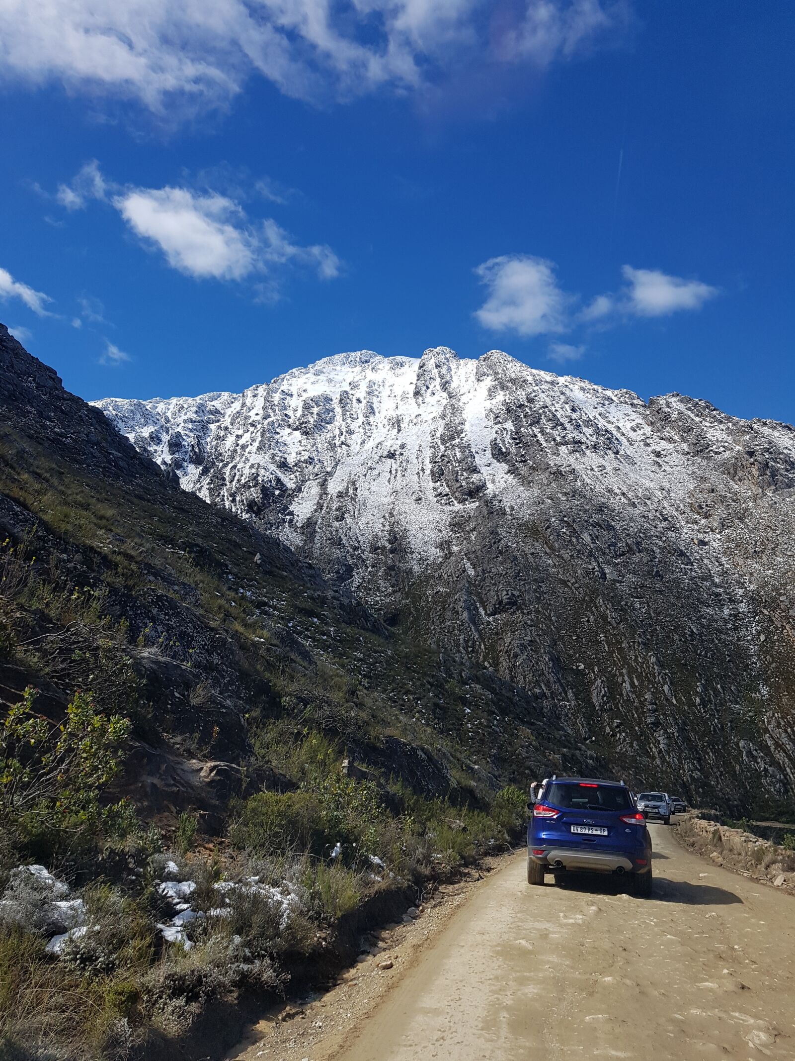 Samsung Galaxy S7 Edge sample photo. Road, snowy, mountain photography