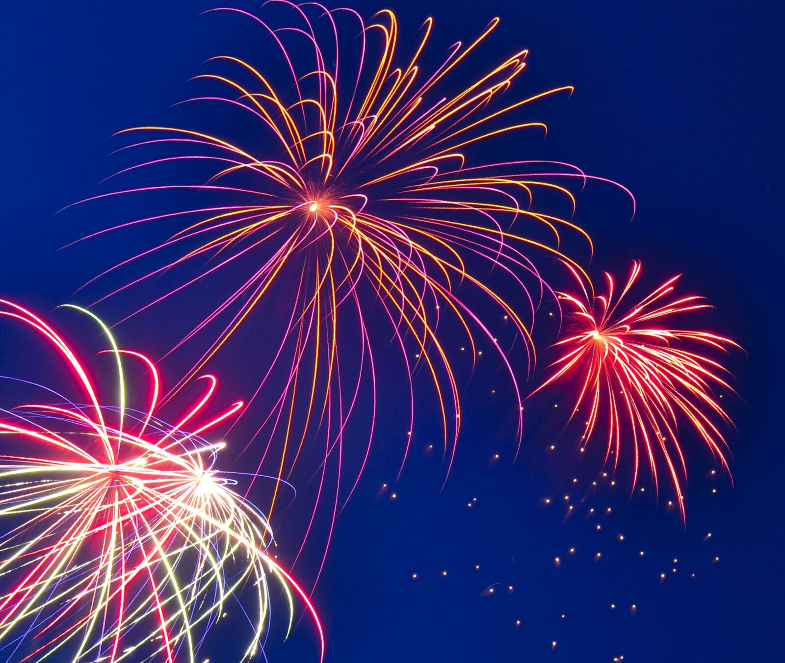 Nikon D3100 sample photo. Fireworks, fourth of july photography