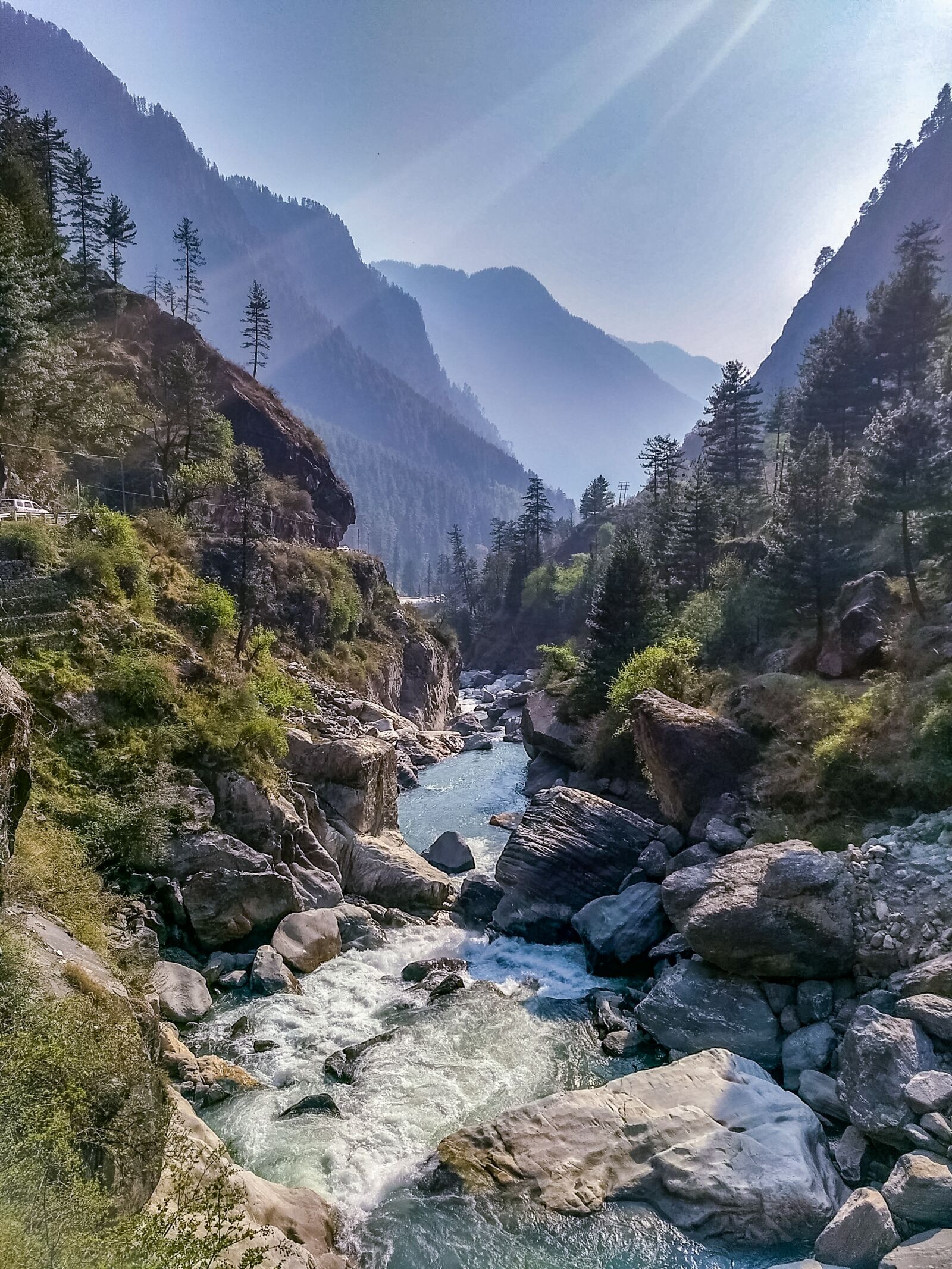 Motorola Moto G (5) Plus sample photo. Kasol, parvati valley, river photography