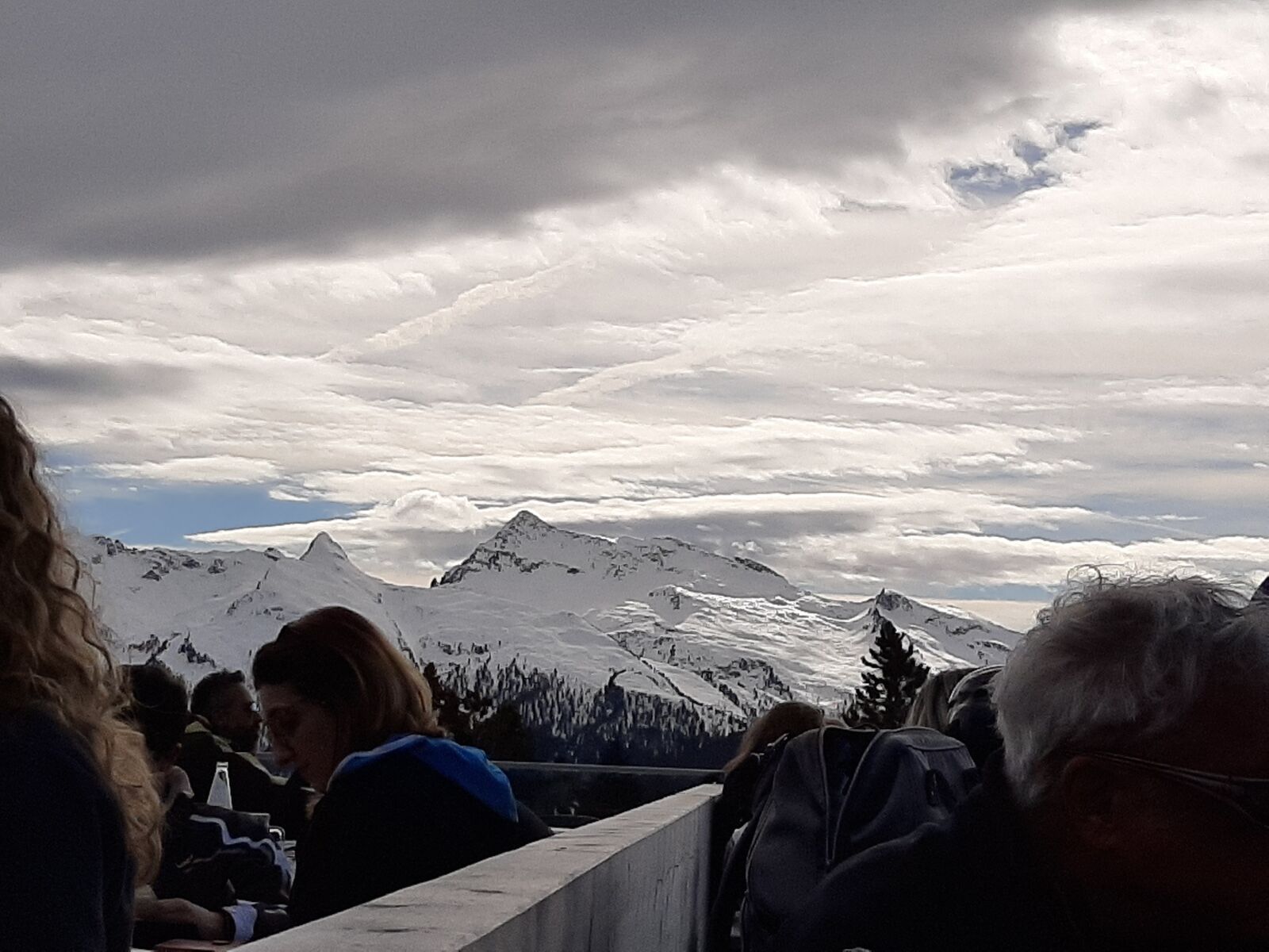 Samsung Galaxy A50 sample photo. Snow, mountains, sun photography