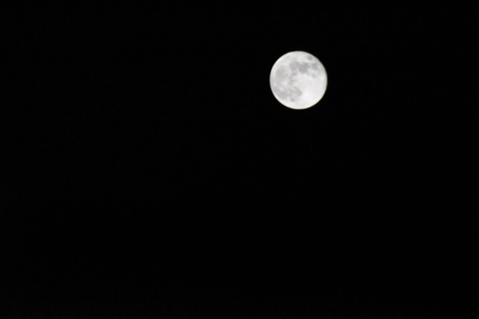 Nikon D3500 sample photo. Moon, night, full moon photography