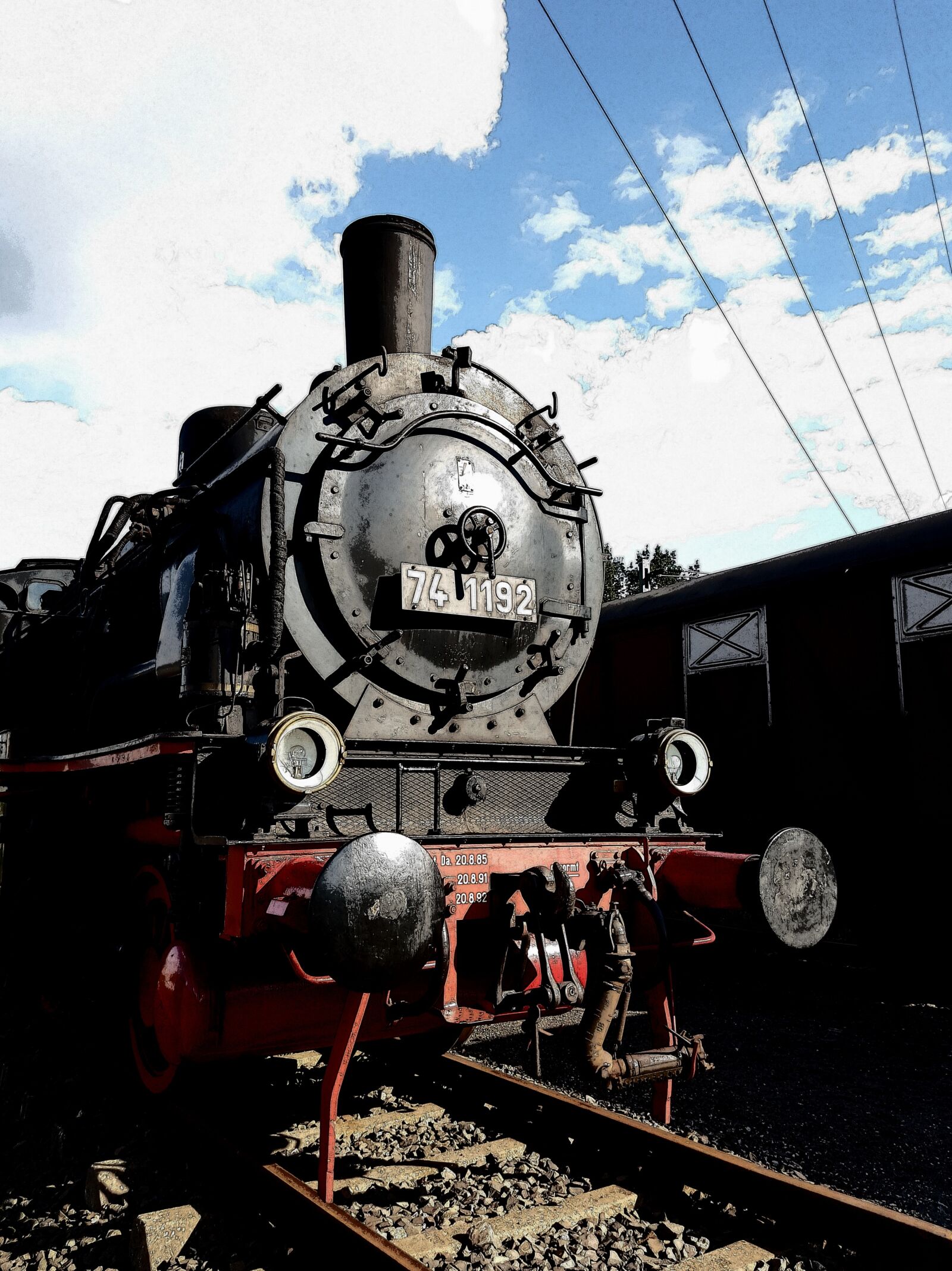 Samsung Galaxy S7 Edge sample photo. Locomotive, steam locomotive, loco photography