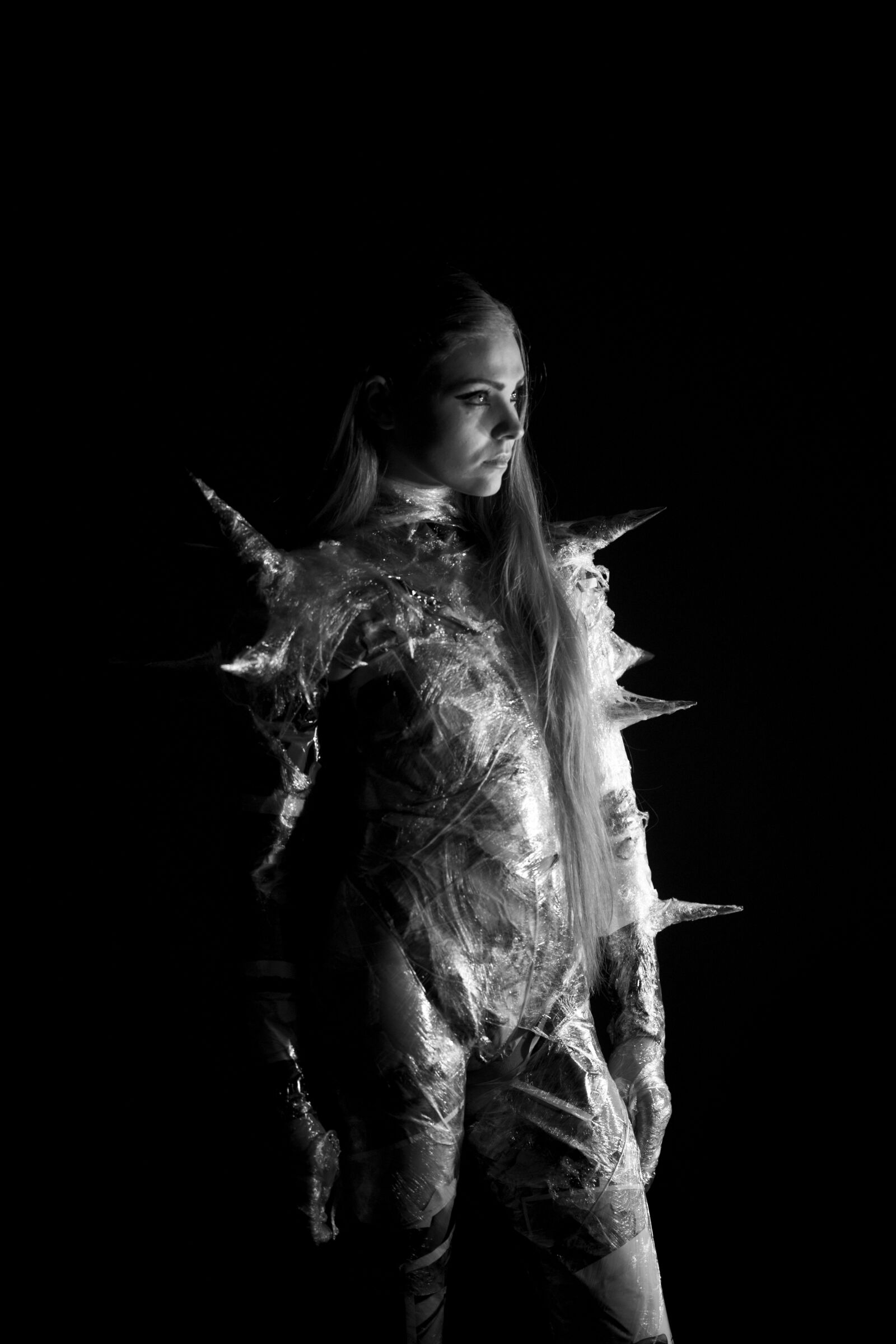 Sony Alpha DSLR-A850 sample photo. Black and white, fashion photography