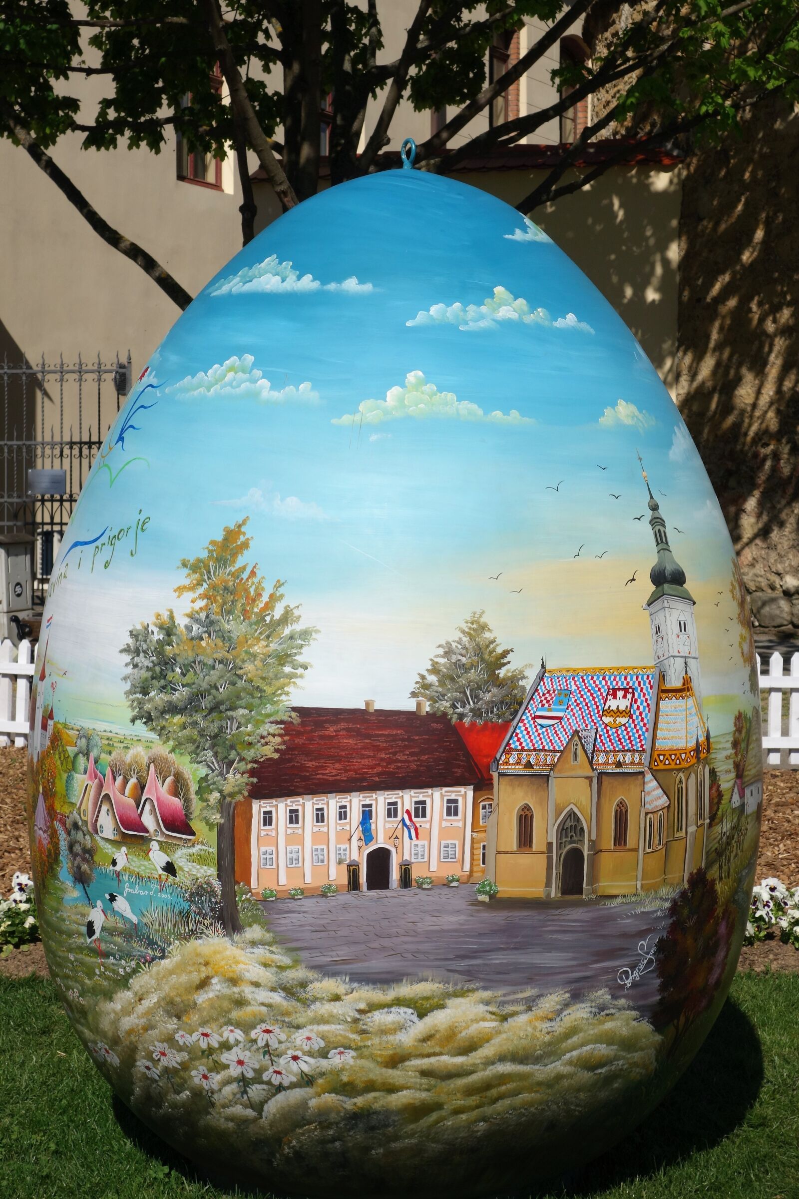 Sony Cyber-shot DSC-RX100 II sample photo. Easter egg, croatian naive photography