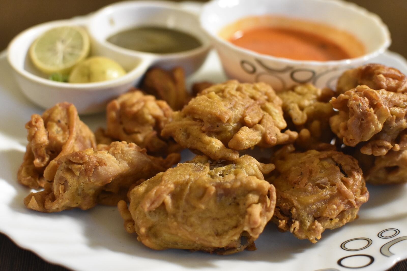 Nikon D3400 sample photo. Pakora recipe, pakora banane photography