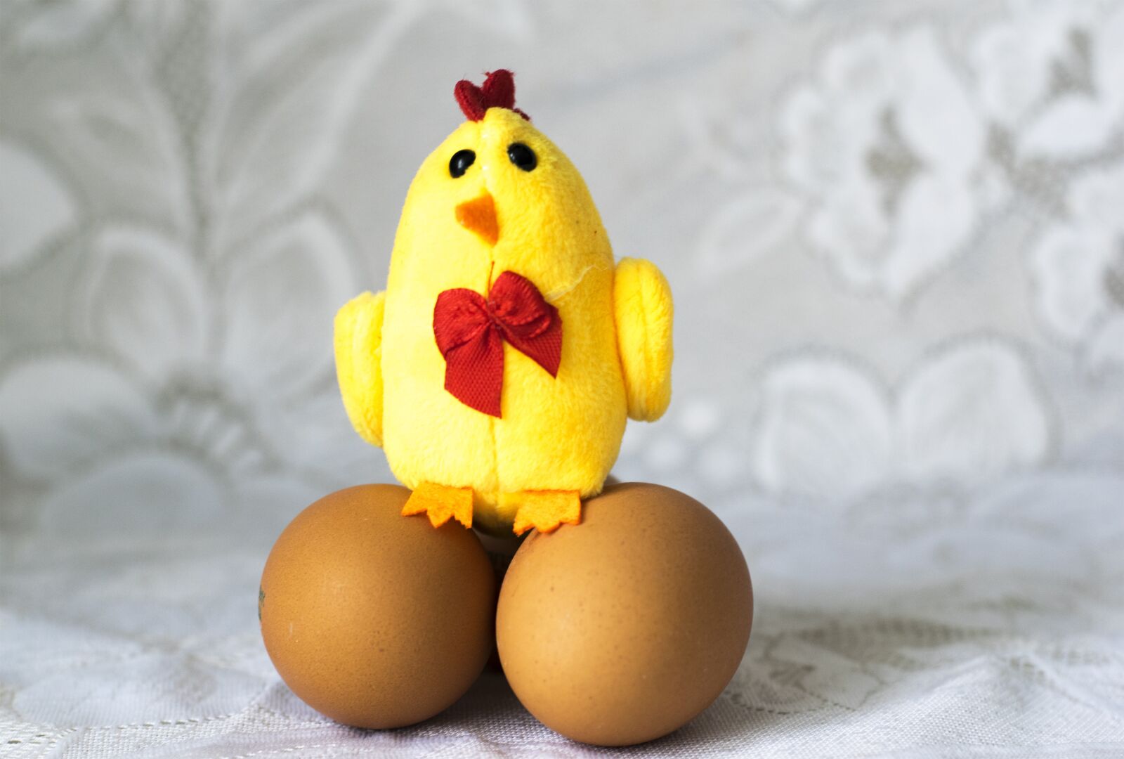 Nikon D3300 sample photo. Chicken, toy, eggs photography