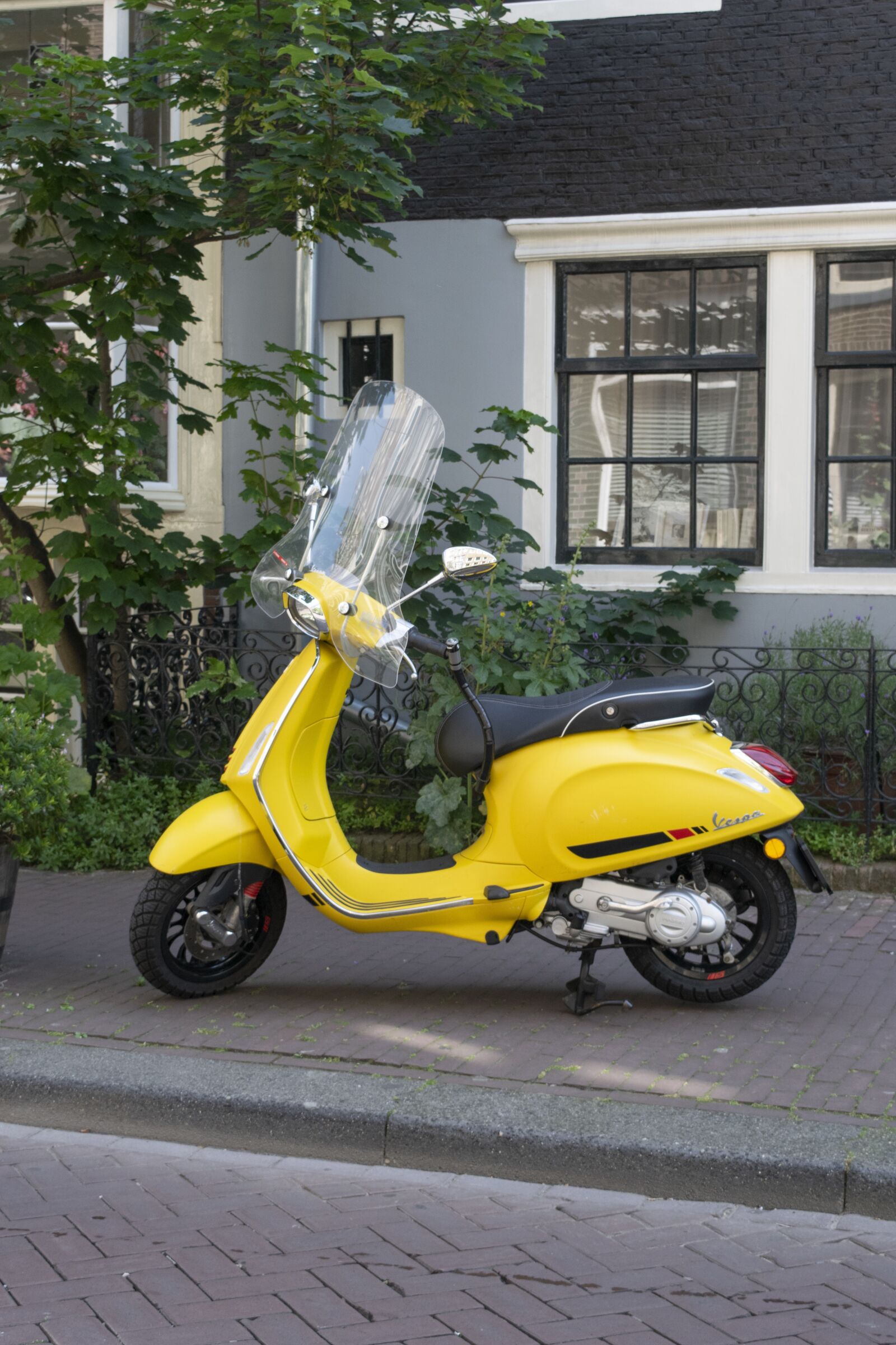 Nikon D3300 sample photo. Yellow, scooter, motorcycle photography