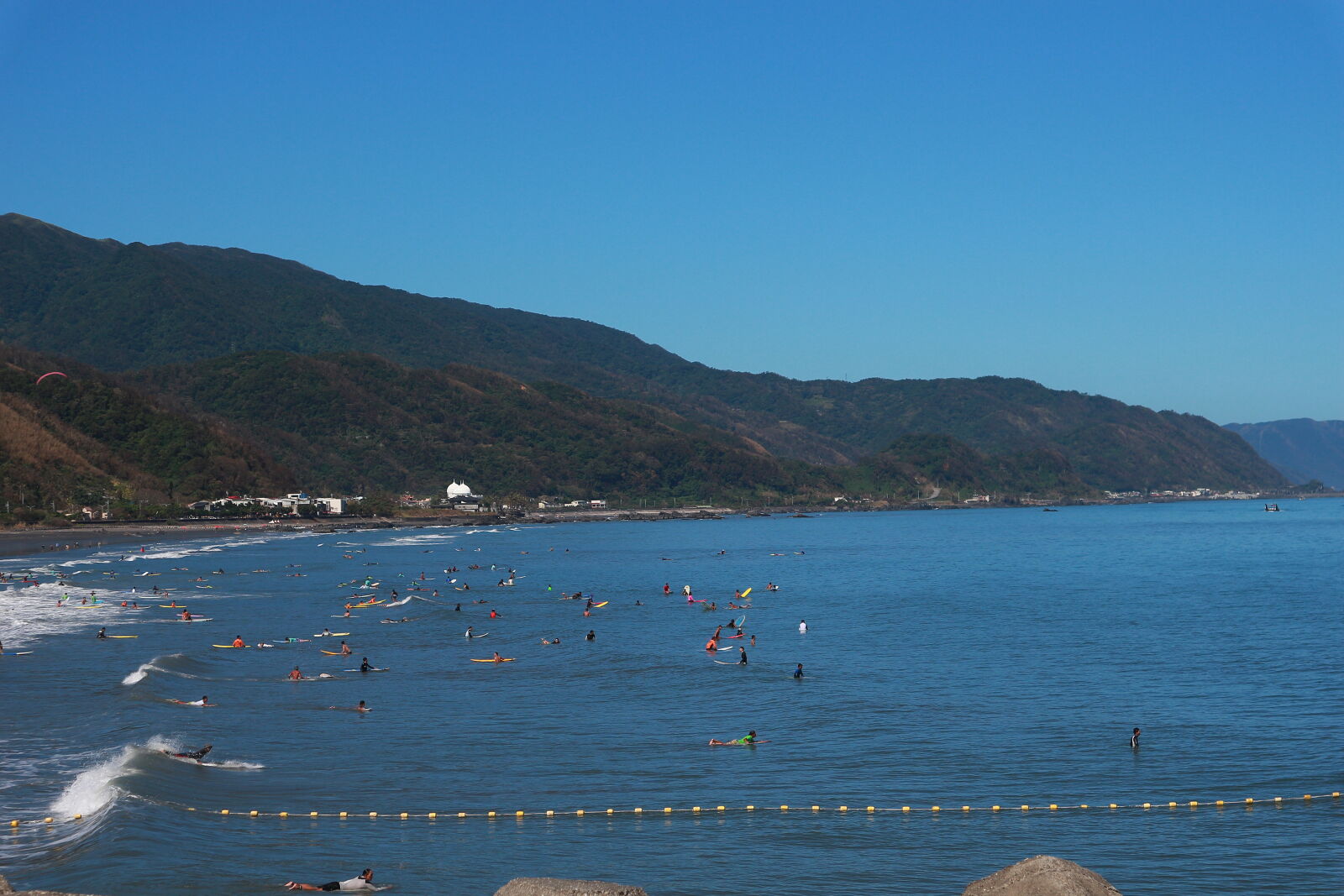 Canon EOS M sample photo. View, of, beach, against photography