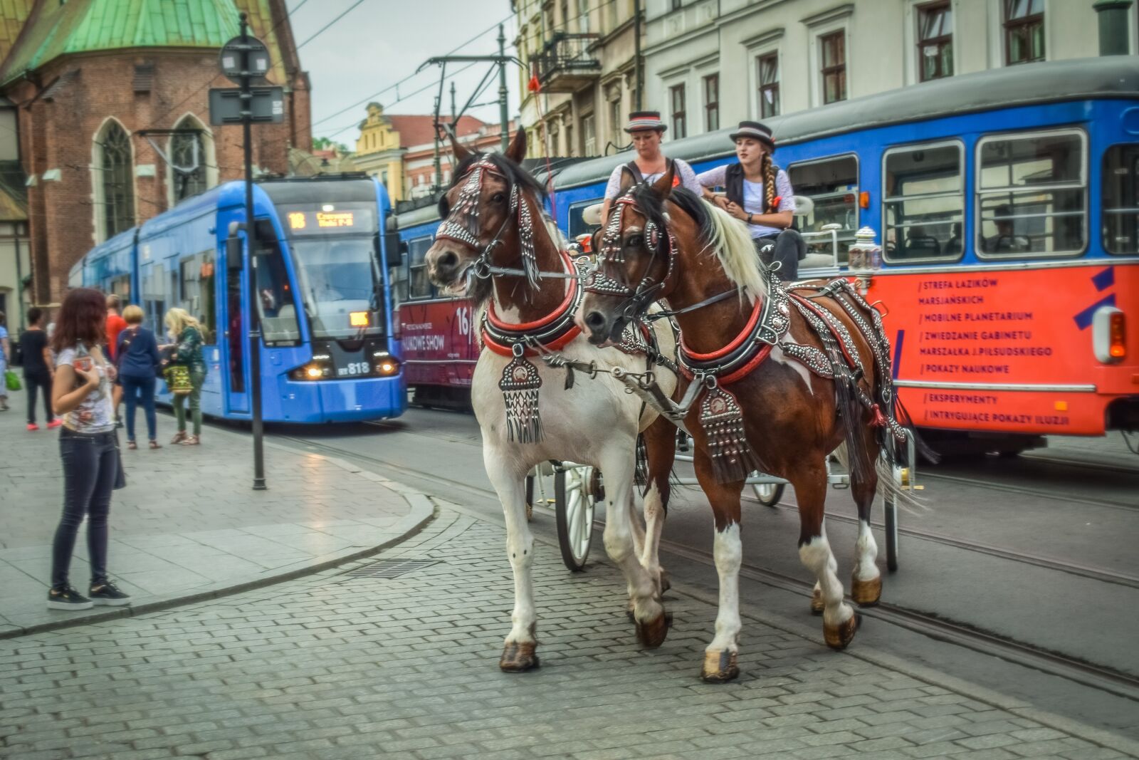 Nikon D3300 sample photo. Carriage, horses, girls photography