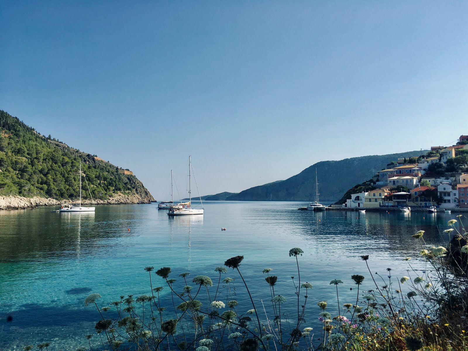 iPhone SE back camera 4.15mm f/2.2 sample photo. Kefalonia, sea, summer photography