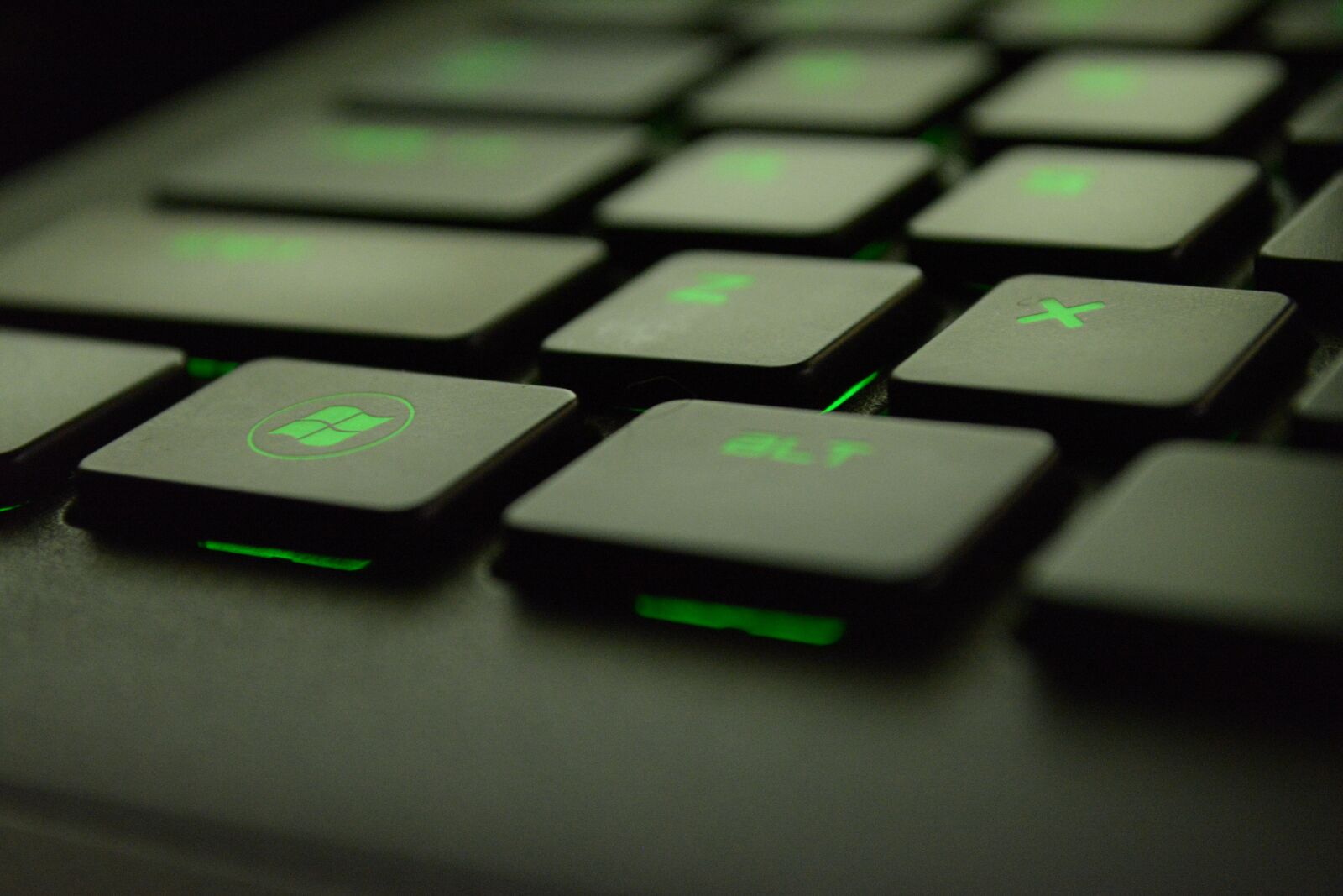Nikon D5200 sample photo. Gaming setup, gaming keyboard photography
