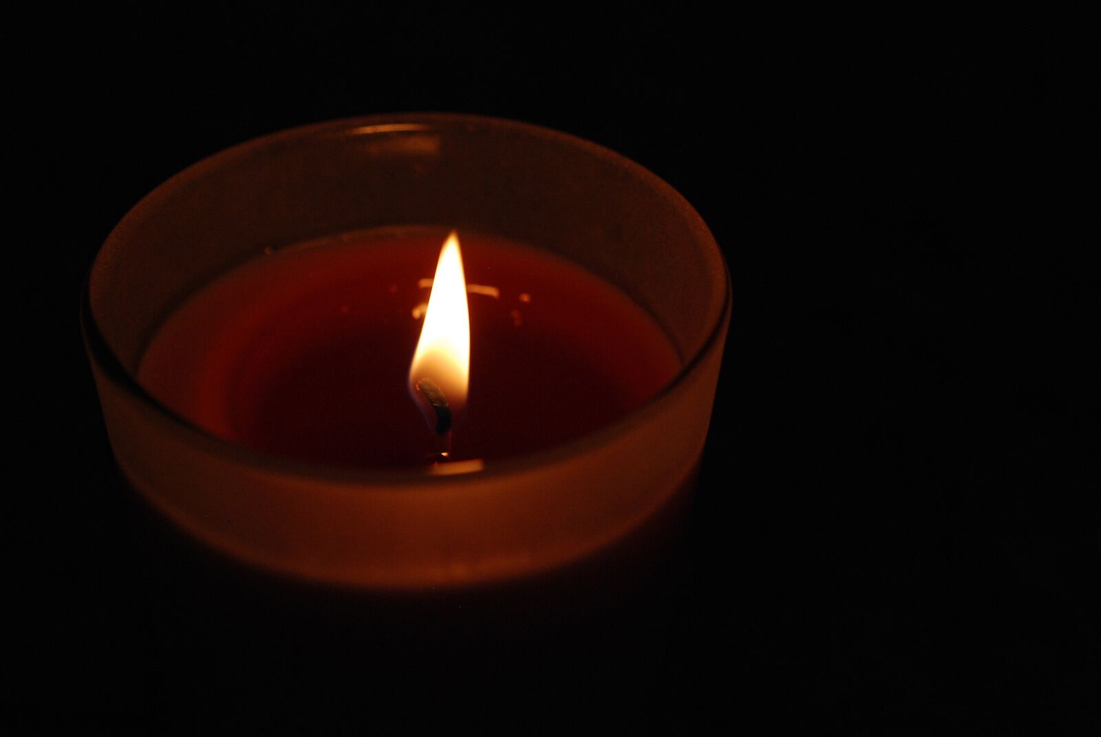 Nikon D80 sample photo. Candle, glass, flame photography