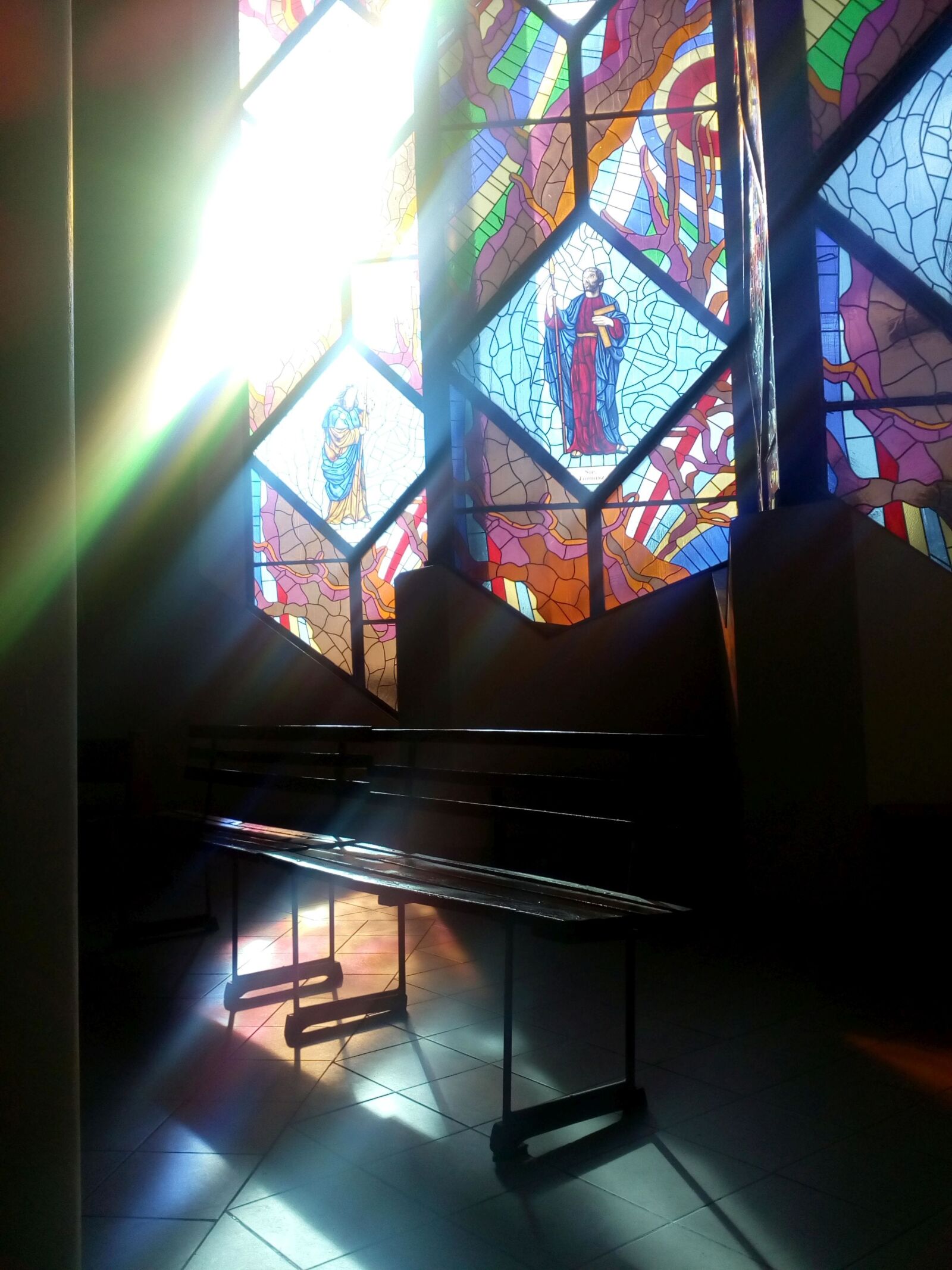 Lenovo VIBE K10 sample photo. Stained glass window, light photography