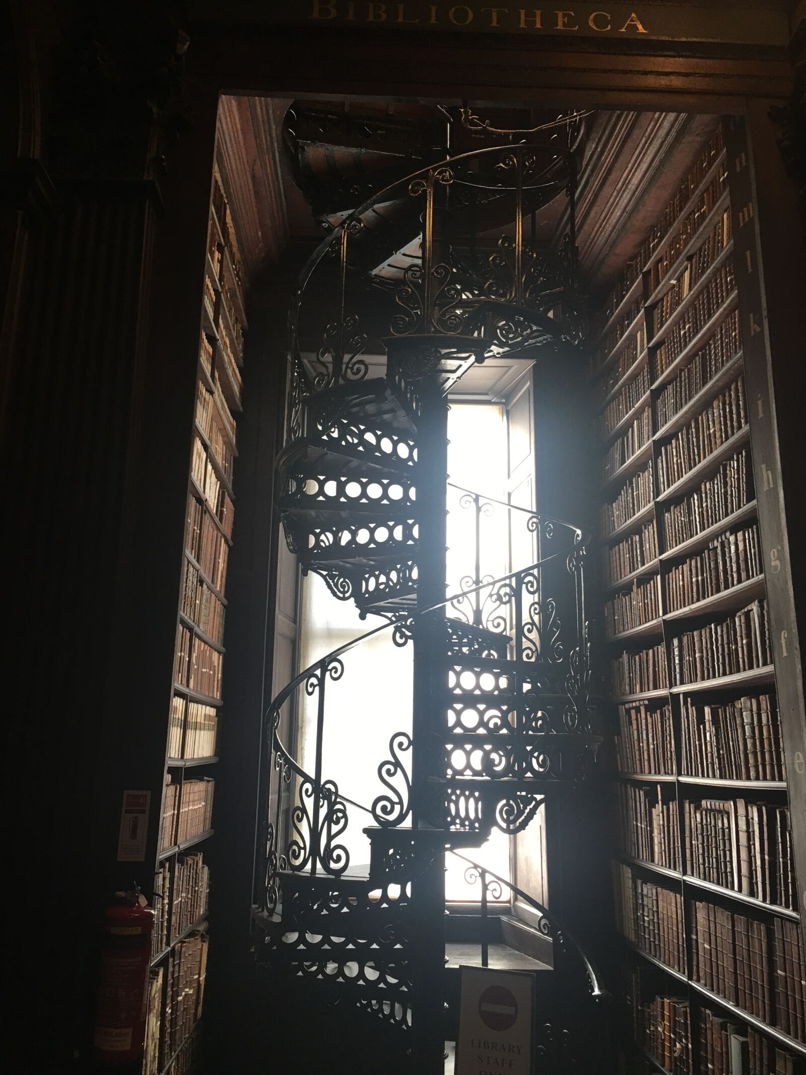 iPhone 6s Plus back camera 4.15mm f/2.2 sample photo. Library, stairs, architecture photography