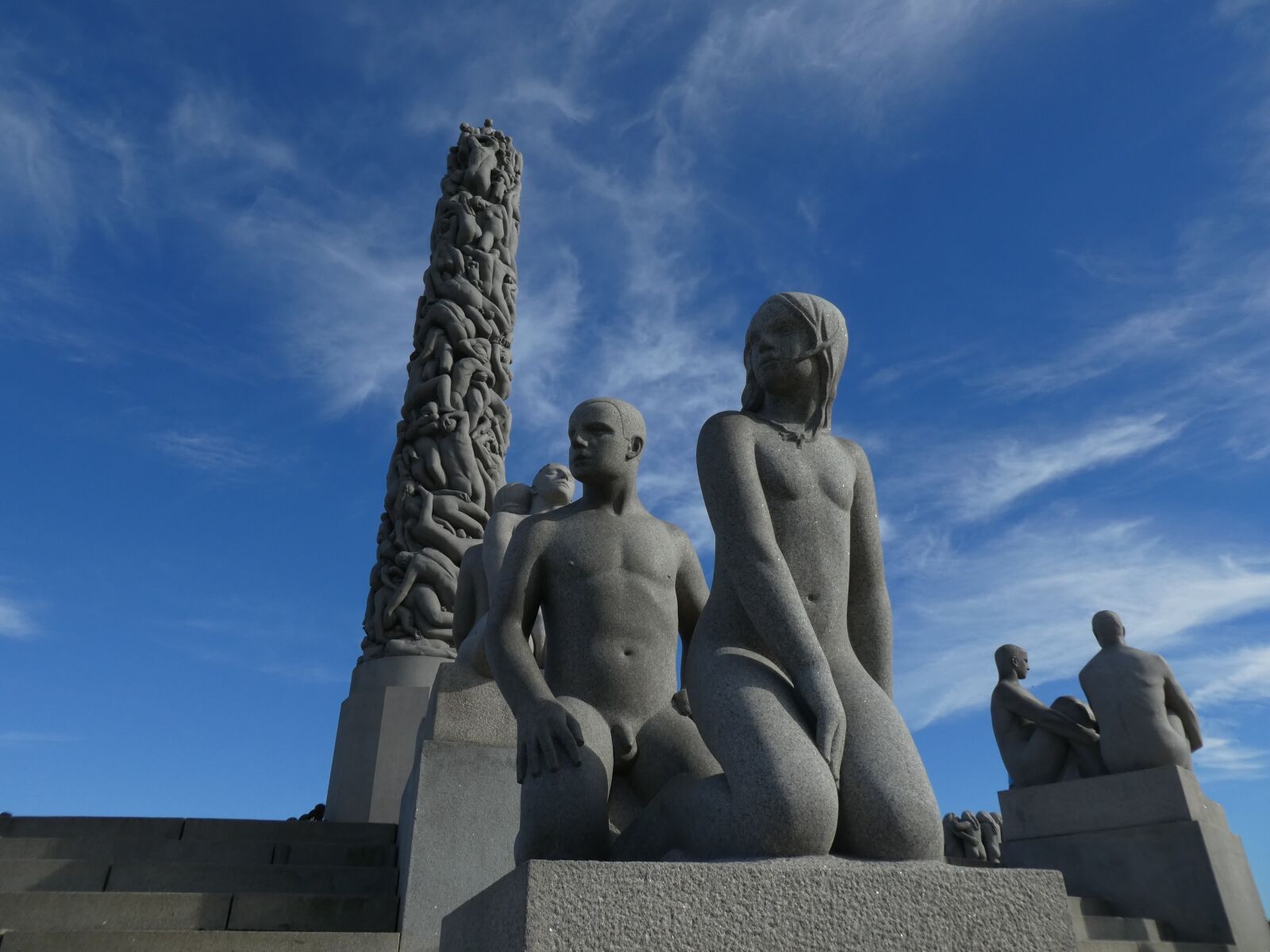 Panasonic DMC-TZ81 sample photo. Oslo, vigeland park, statue photography