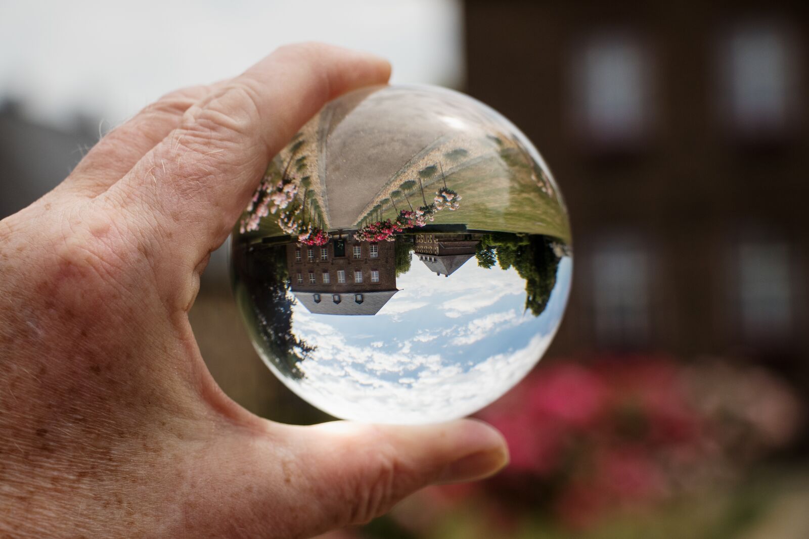 Canon EOS 80D sample photo. Glass ball, glass ball photography