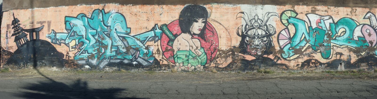 Olympus TG-5 sample photo. Graffiti, street art, wall photography