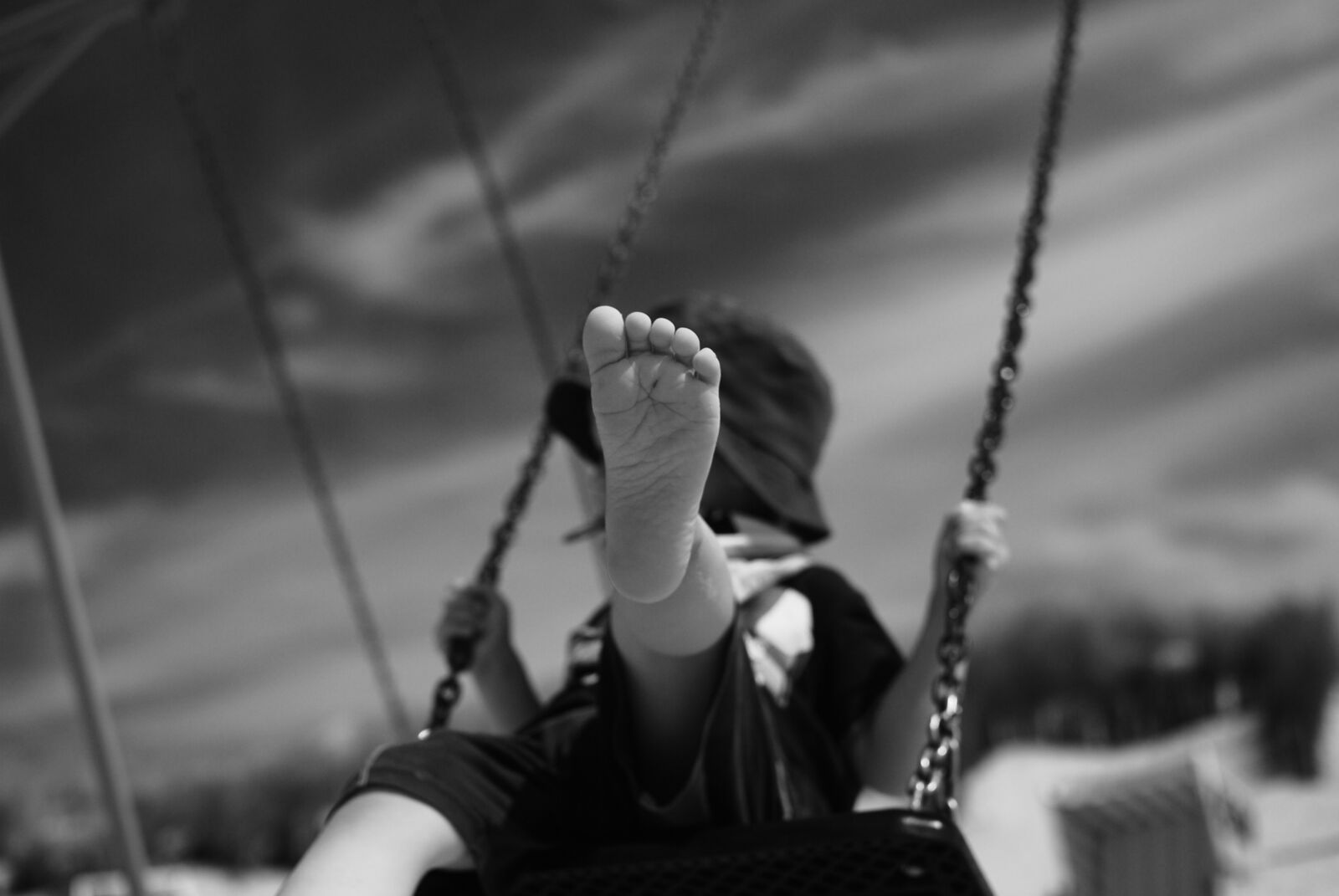 Nikon D80 sample photo. Swing, beach, vacations photography