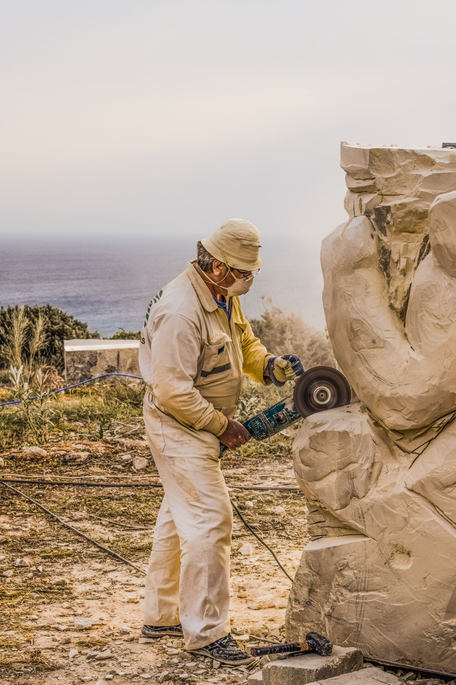 Nikon D3300 sample photo. Artist, man, sculptor photography