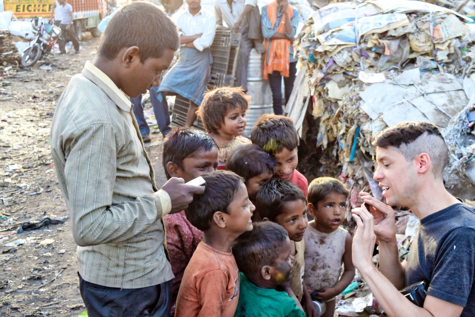 Nikon D3300 sample photo. Poor, slums, india photography