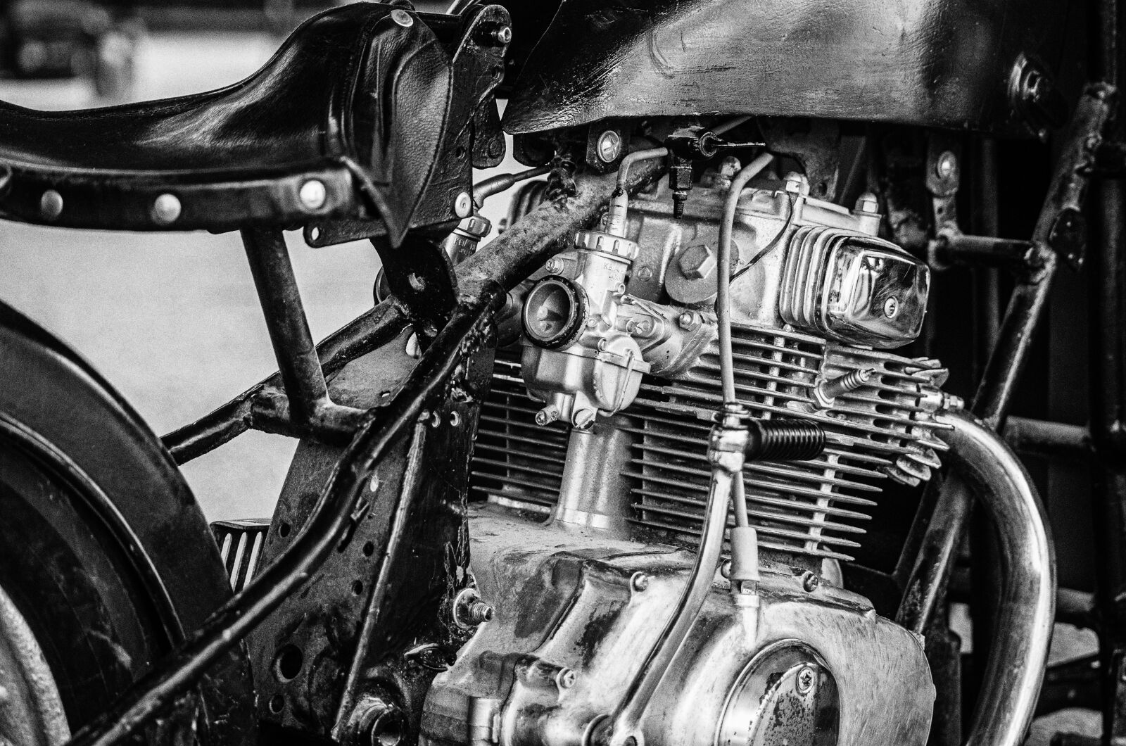Nikon D7000 sample photo. Motorcycle, engine, cylinder photography