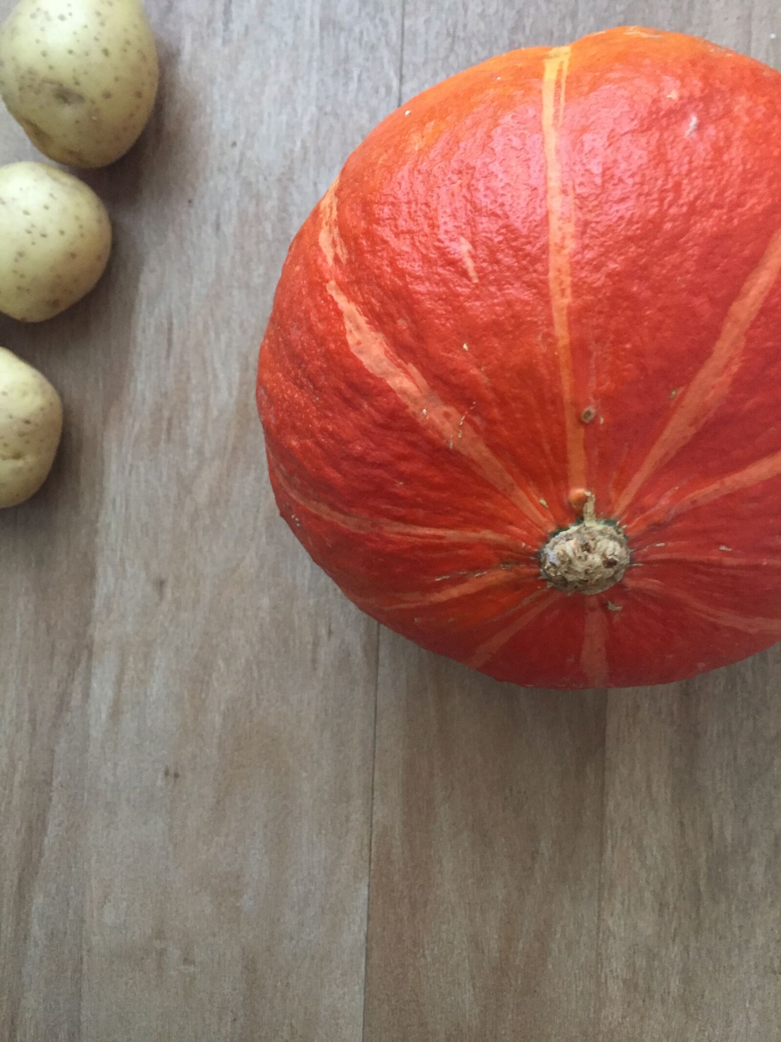Apple iPhone 6 sample photo. Pumpkin, potatoes, autumn photography