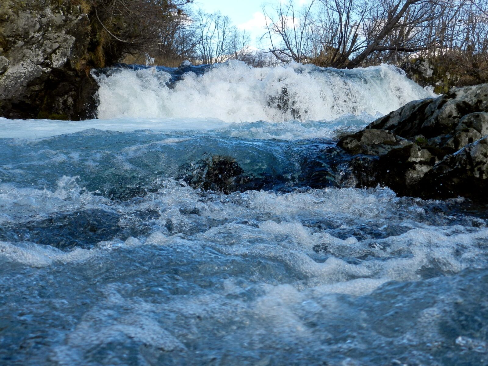 Nikon Coolpix P500 sample photo. Waterfall, cascade, threshold photography