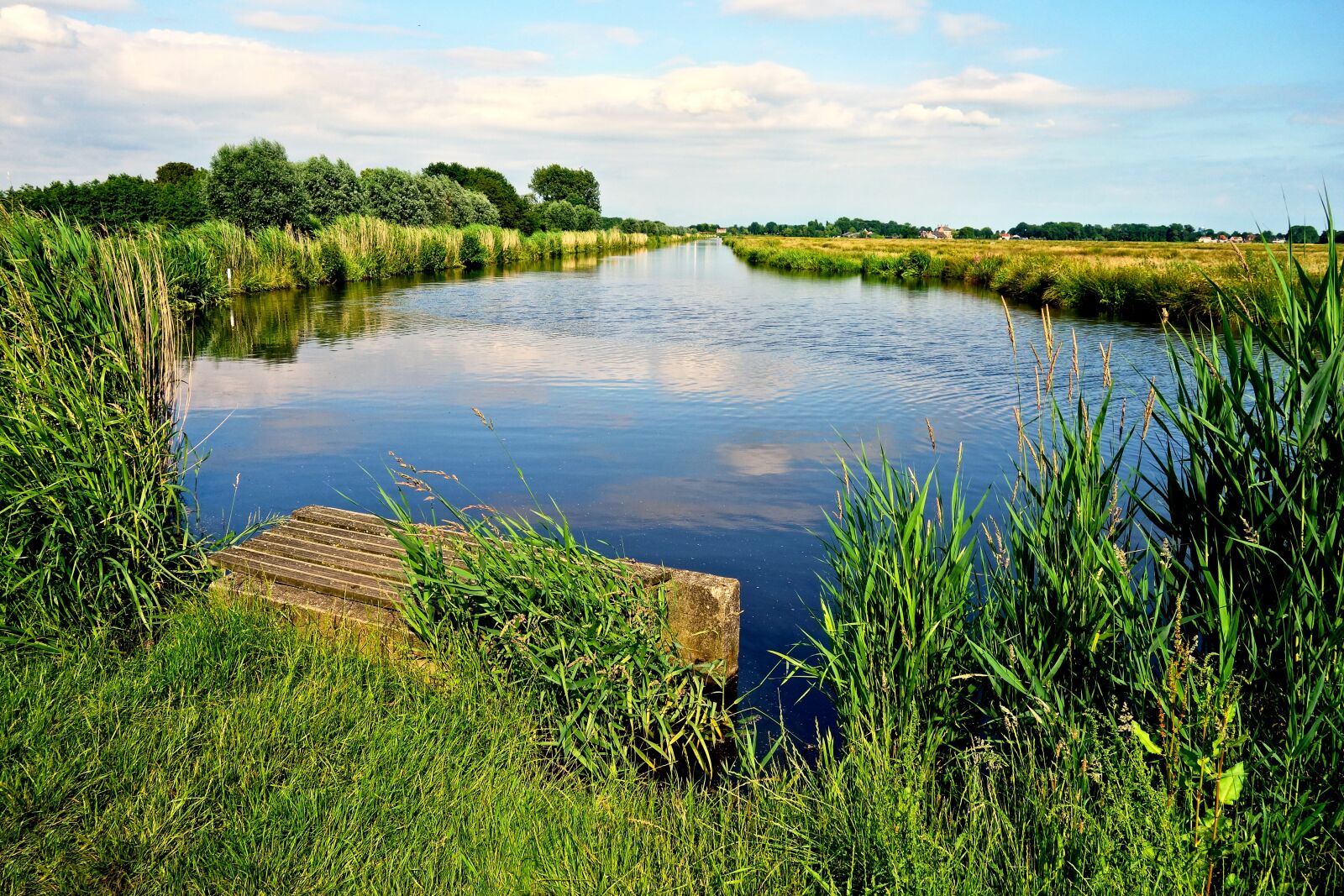 Sony Cyber-shot DSC-RX100 sample photo. Waterway, banks, jetty photography