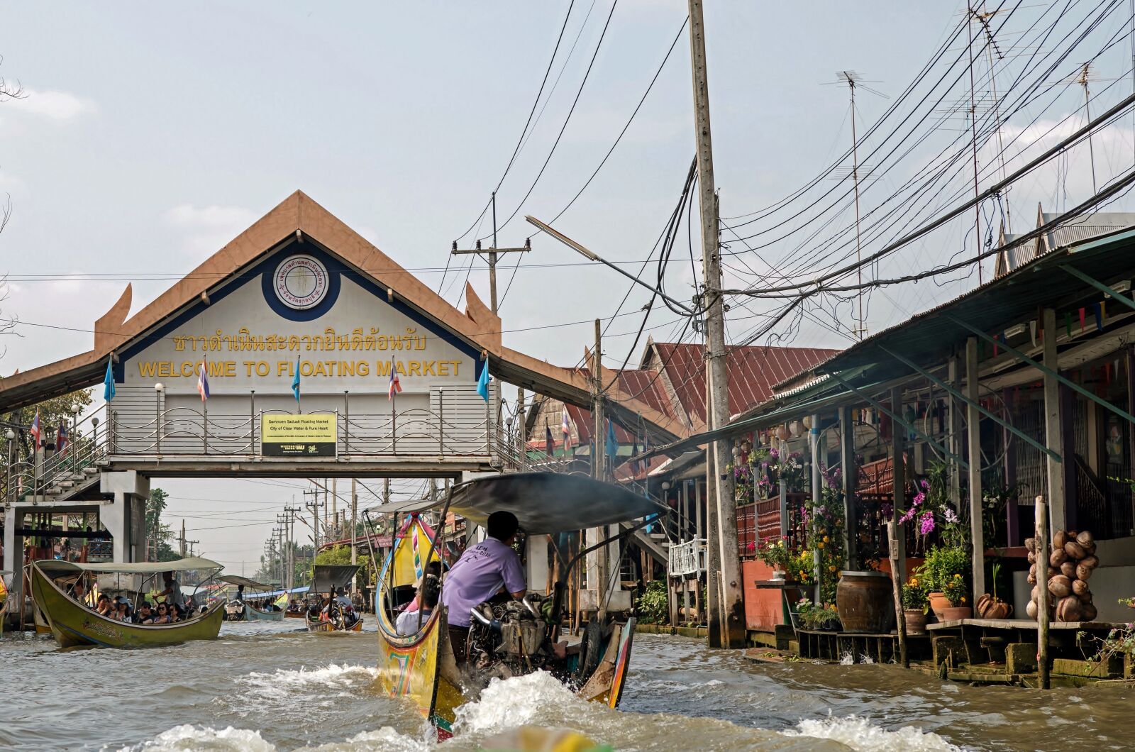 Nikon D850 sample photo. Thailand, damnoen saduak, tourism photography