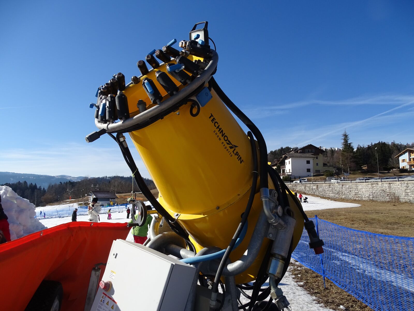 Sony Cyber-shot DSC-HX350 sample photo. Snow, cannon, winter photography