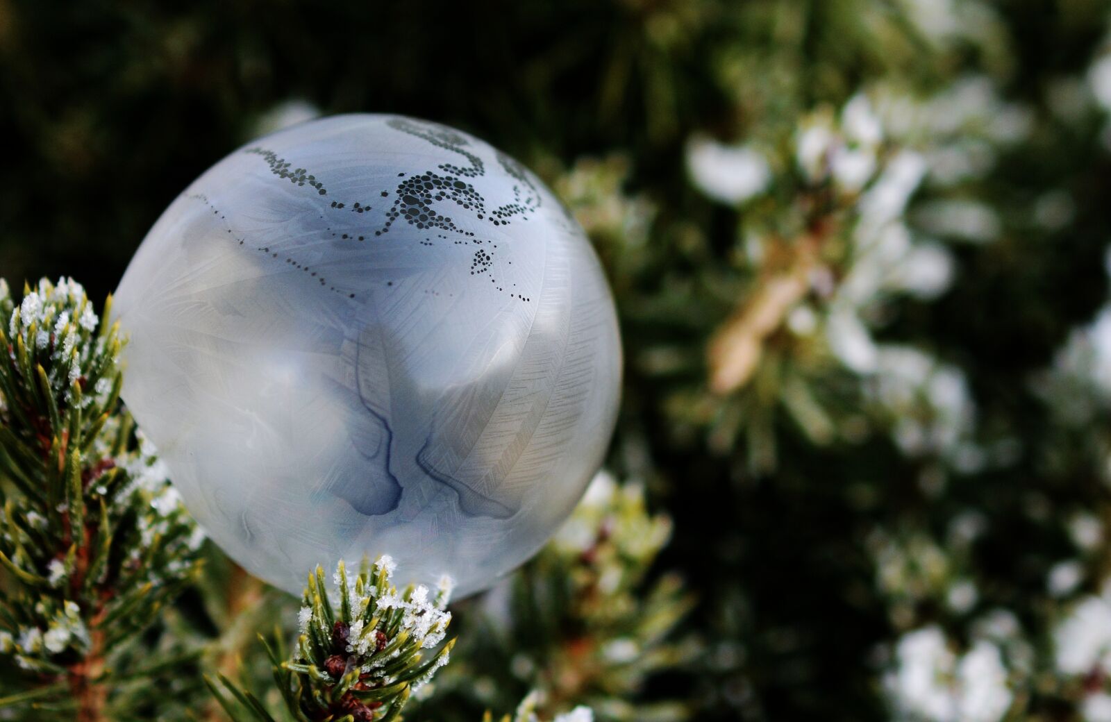 Nikon D5200 sample photo. Soap bubble, frozen, ball photography