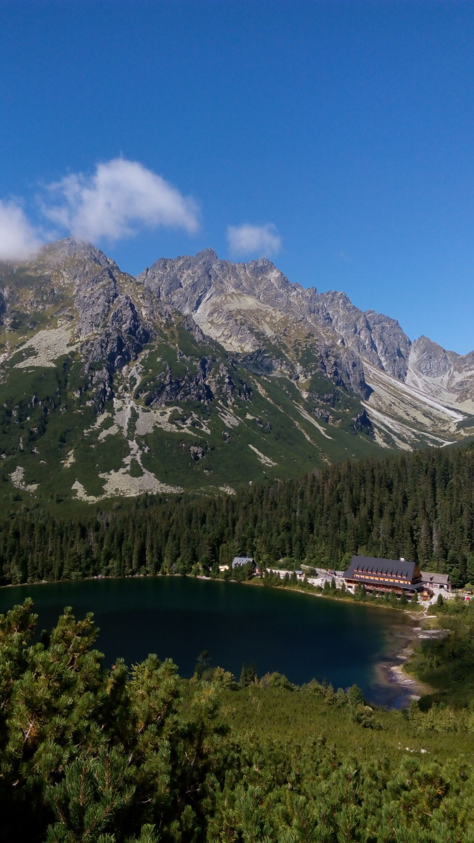 Lenovo P70-A sample photo. Cottage, high, tatras, lake photography