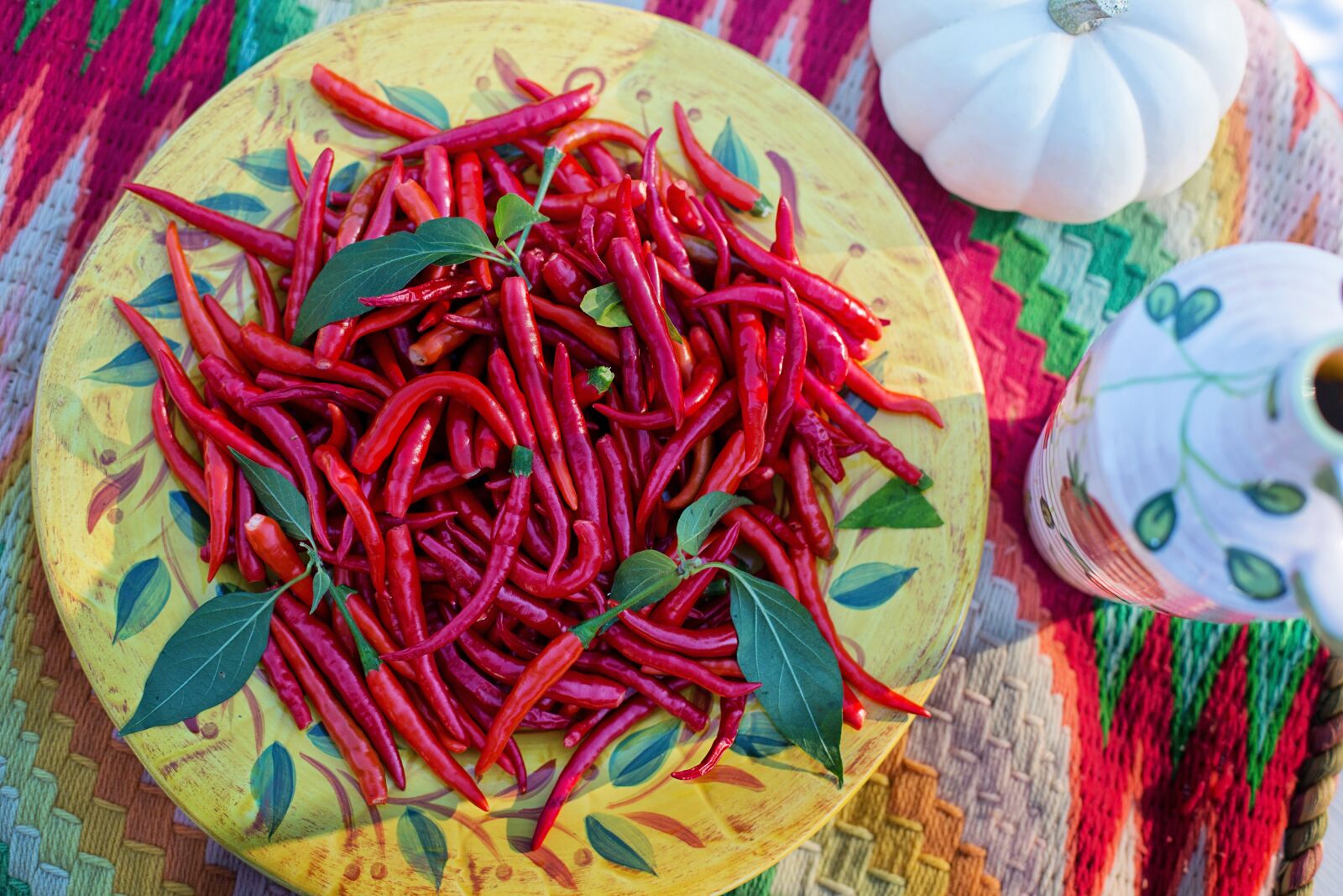 Canon EF 50mm F1.4 USM sample photo. Hot peppers, red peppers photography