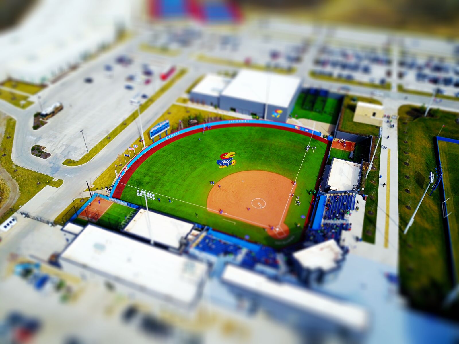 DJI FC220 sample photo. Aerial, blur, buildings, creativity photography