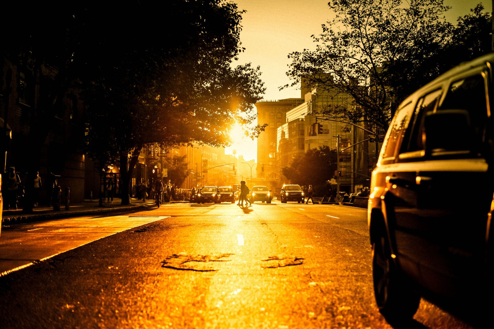 Nikon Df sample photo. Cars, city, dawn photography