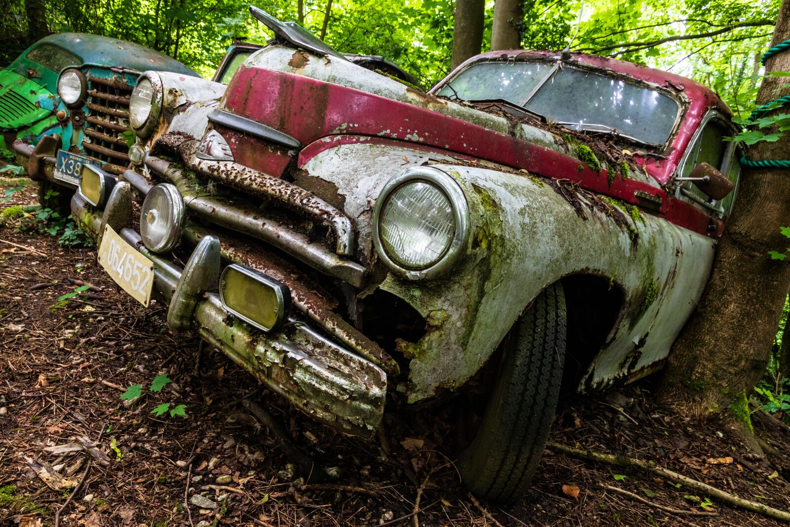 Canon EOS 80D sample photo. Auto, car cemetery, historically photography