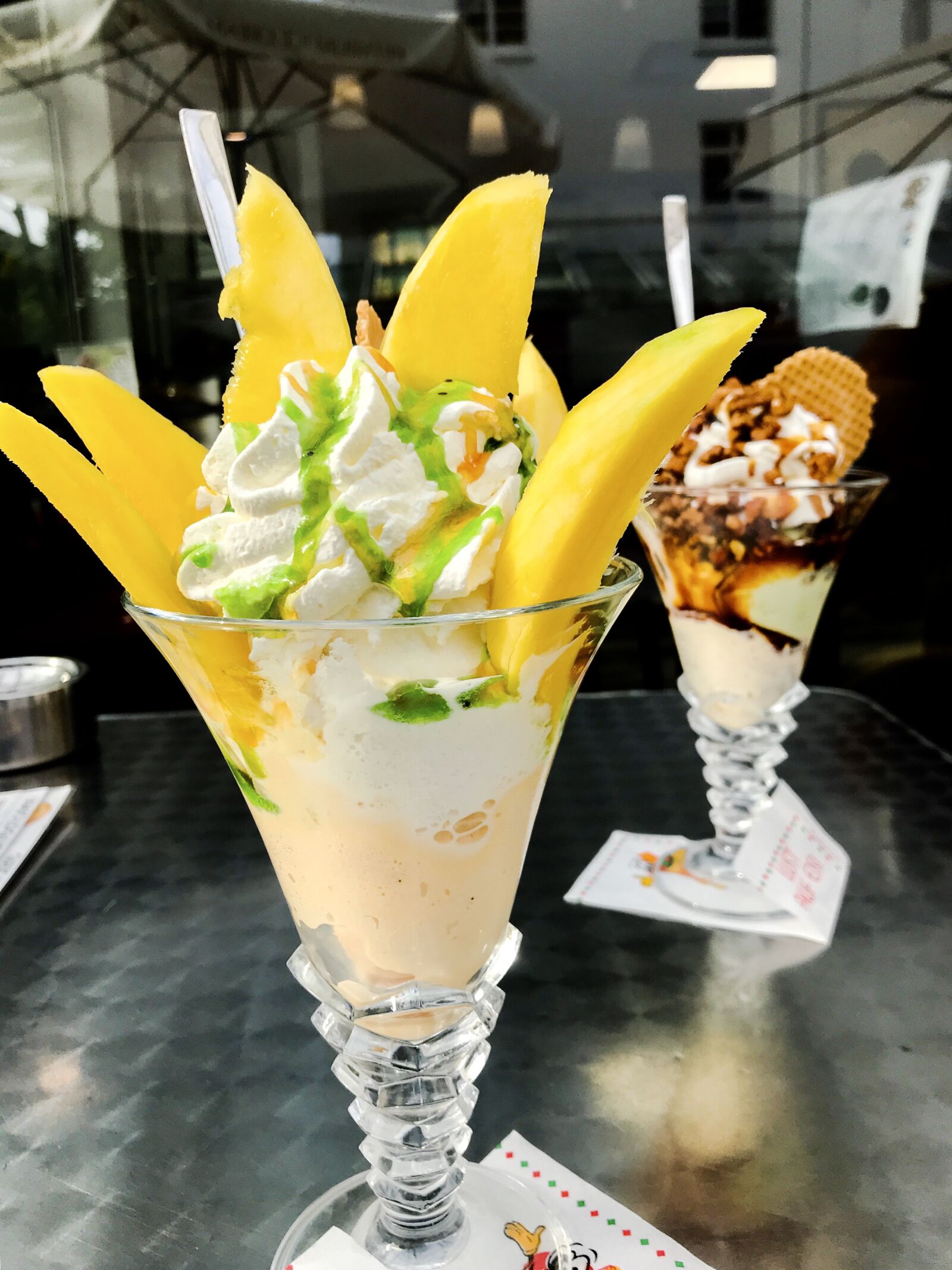 iPhone 7 back camera 3.99mm f/1.8 sample photo. Ice cream sundae, ice photography