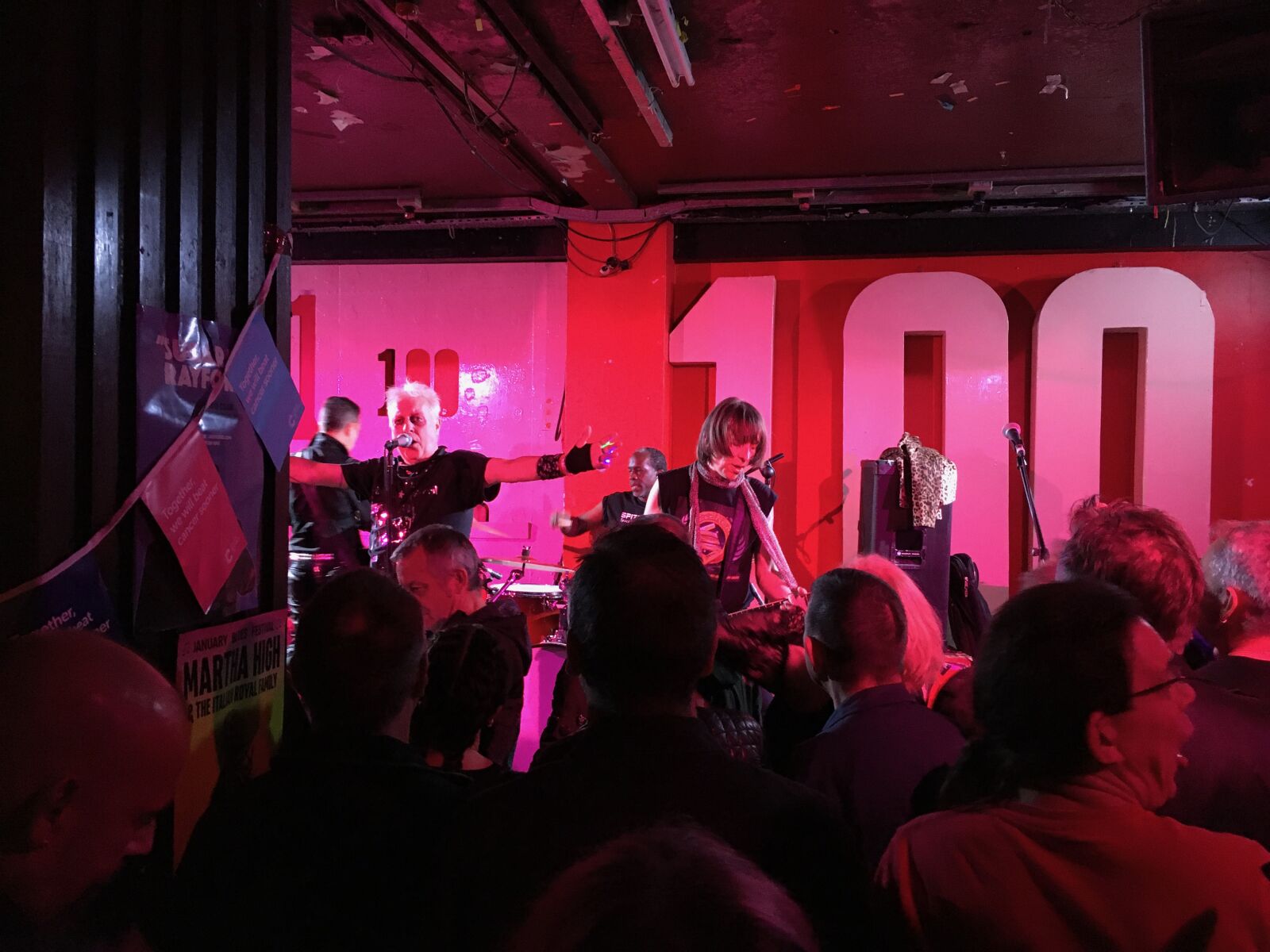 iPhone SE back camera 4.15mm f/2.2 sample photo. Punk, 100 club, london photography