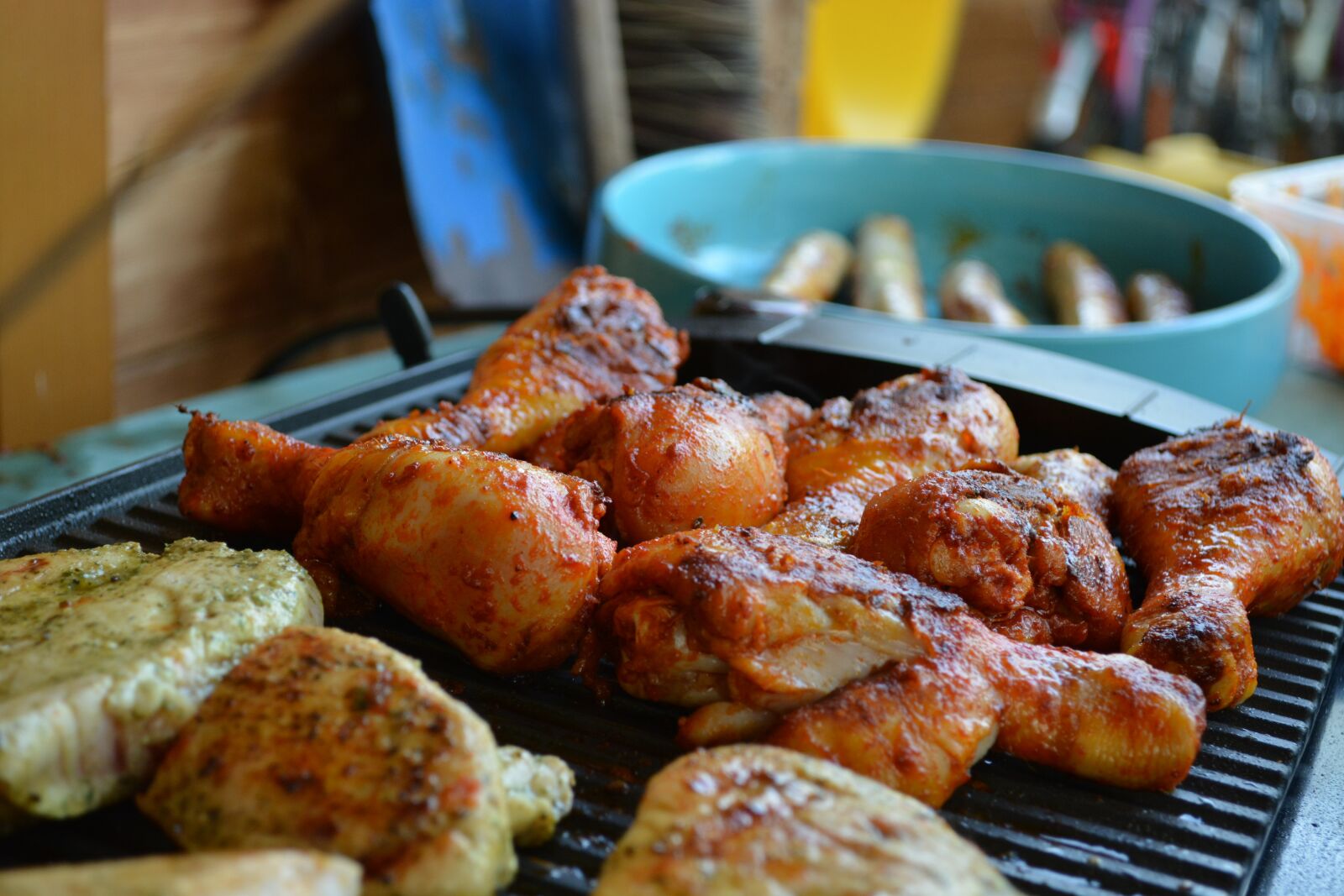 Nikon D5200 sample photo. Chicken, barbecue, grill photography