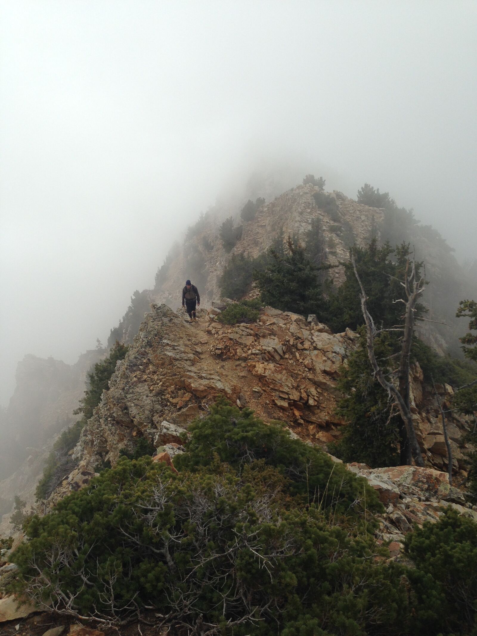 iPhone 5c back camera 4.12mm f/2.4 sample photo. Clouds, mountain, rock photography