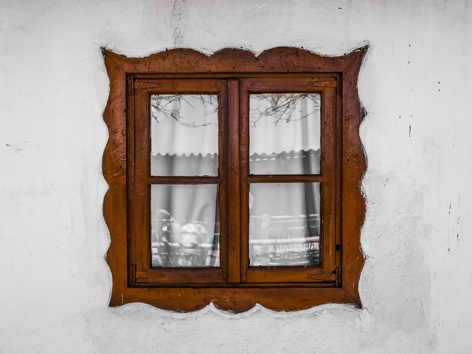 Nikon D3300 sample photo. Window, wooden, wall photography