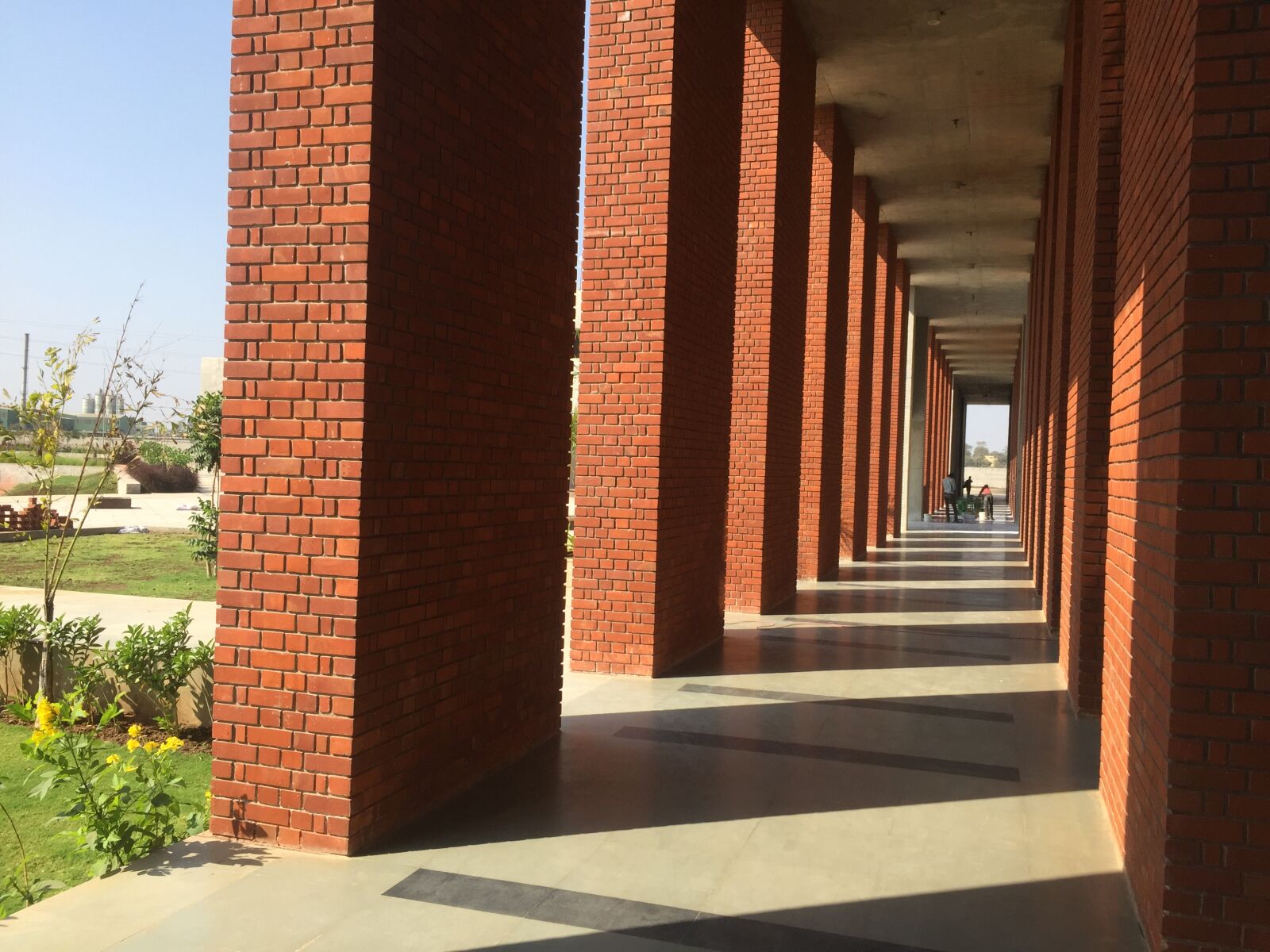 Apple iPhone 6 sample photo. Angle, college, education, footpath photography