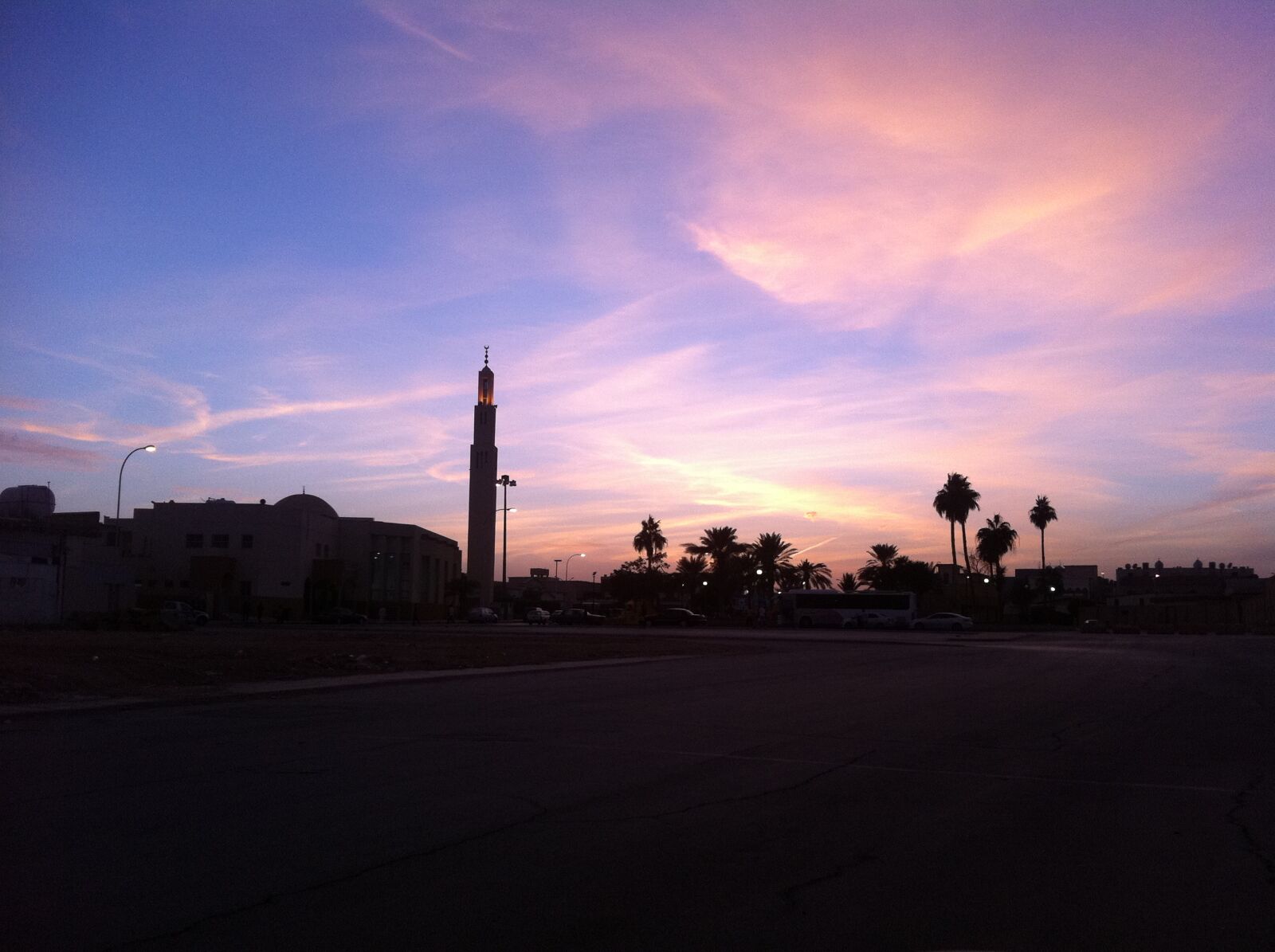Apple iPhone 4 sample photo. City, minaret, mosque, palm photography