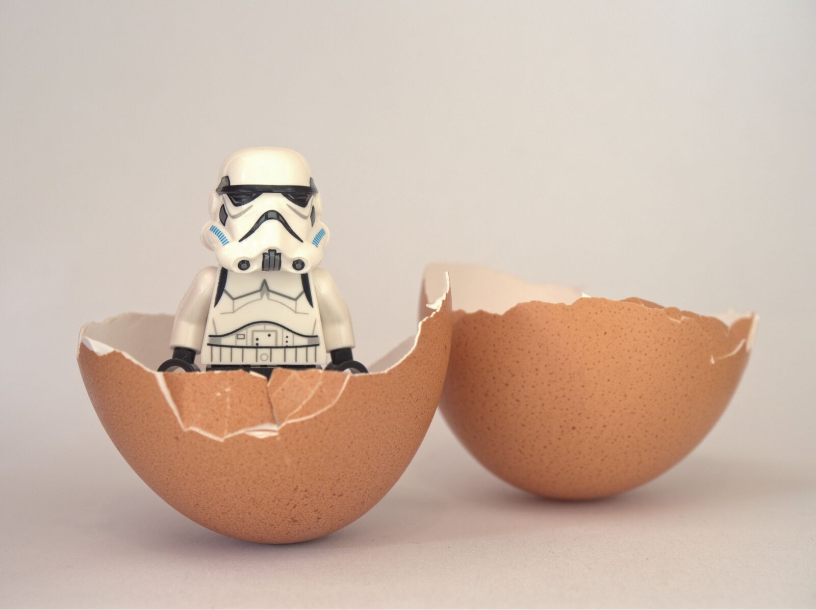Olympus OM-D E-M5 sample photo. Stormtrooper, lego, egg photography