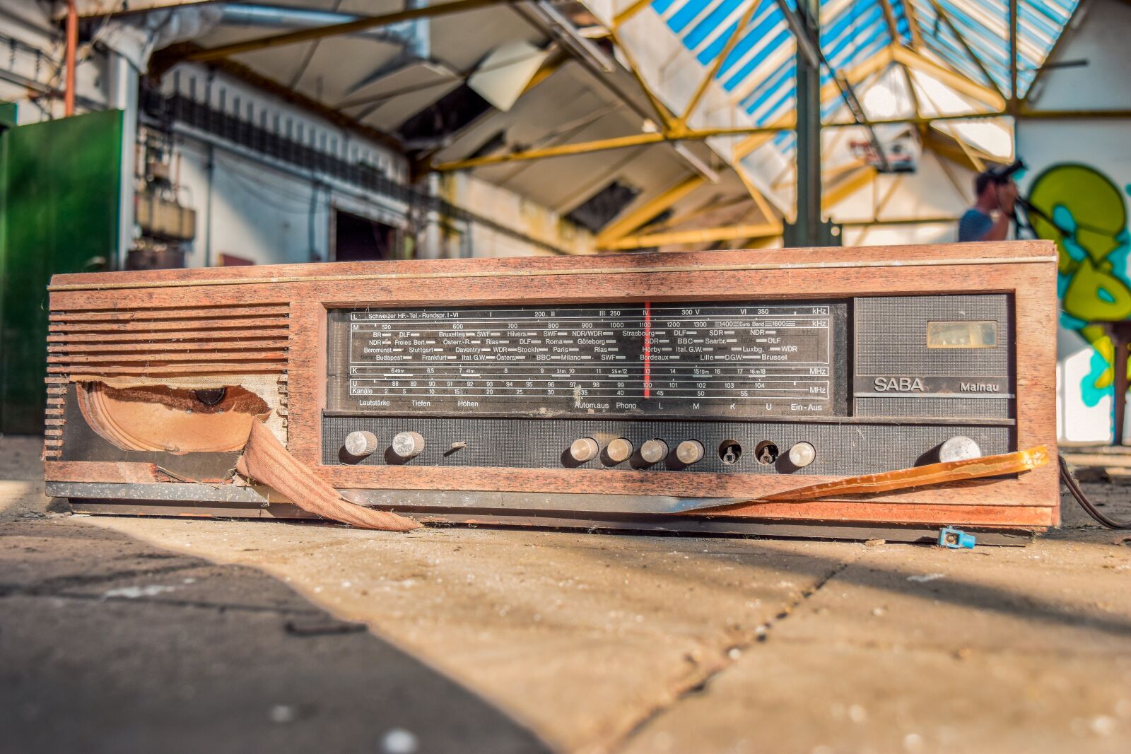 Nikon D3300 sample photo. Radio, lost places, radio photography