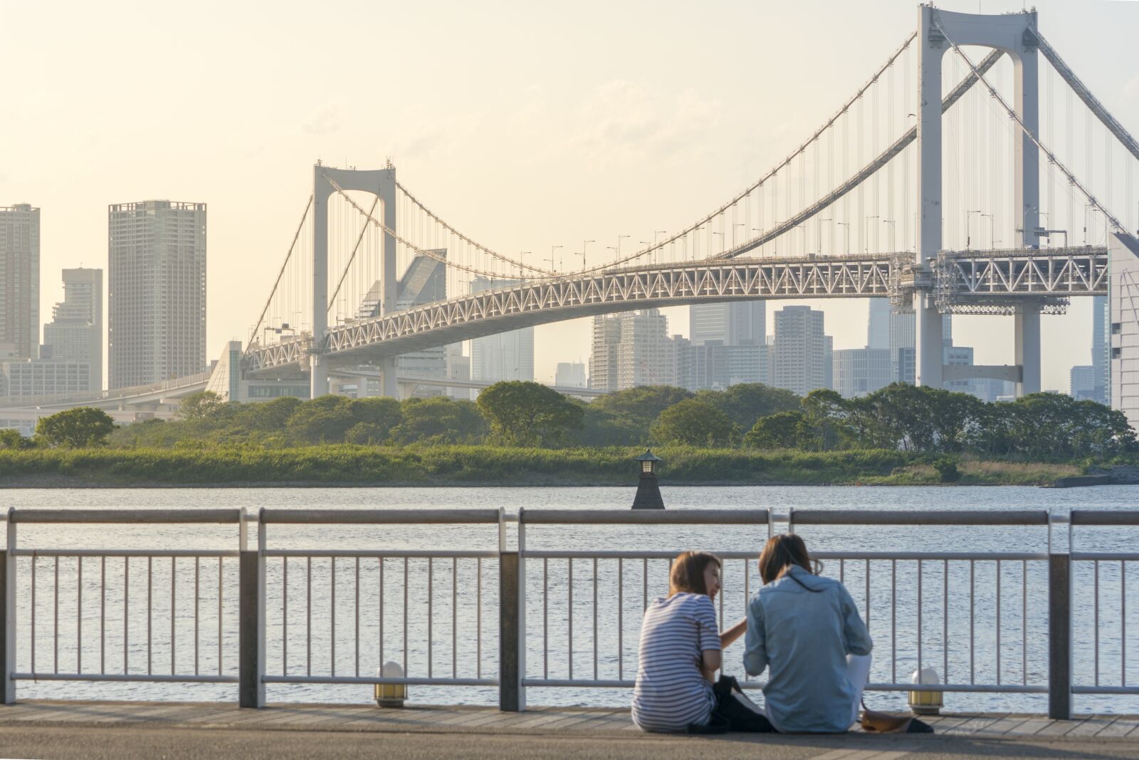 Sony a6300 + Sony FE 70-200mm F4 G OSS sample photo. Bridge, river, sunset photography