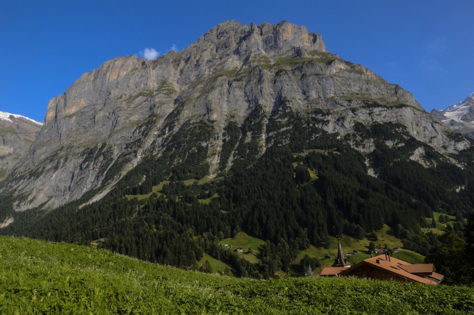 Nikon D3200 sample photo. Eiger north face, grindelwald photography