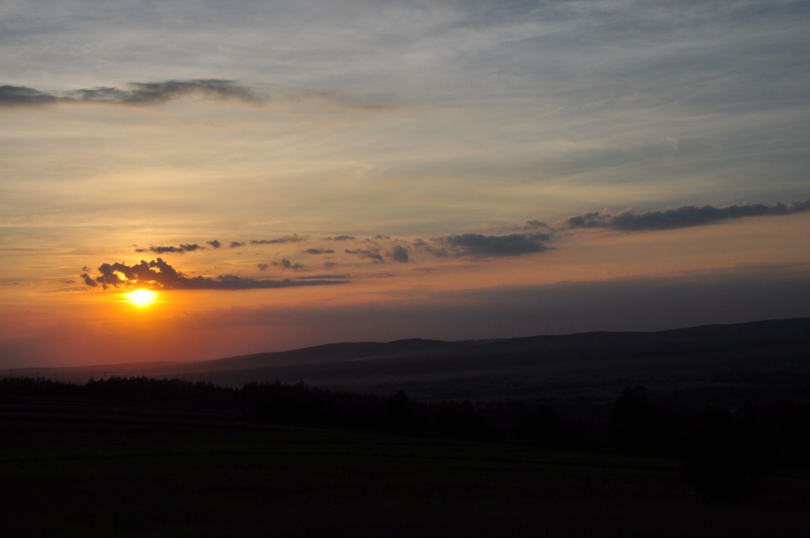 Nikon D5000 sample photo. The sun, sky, clouds photography