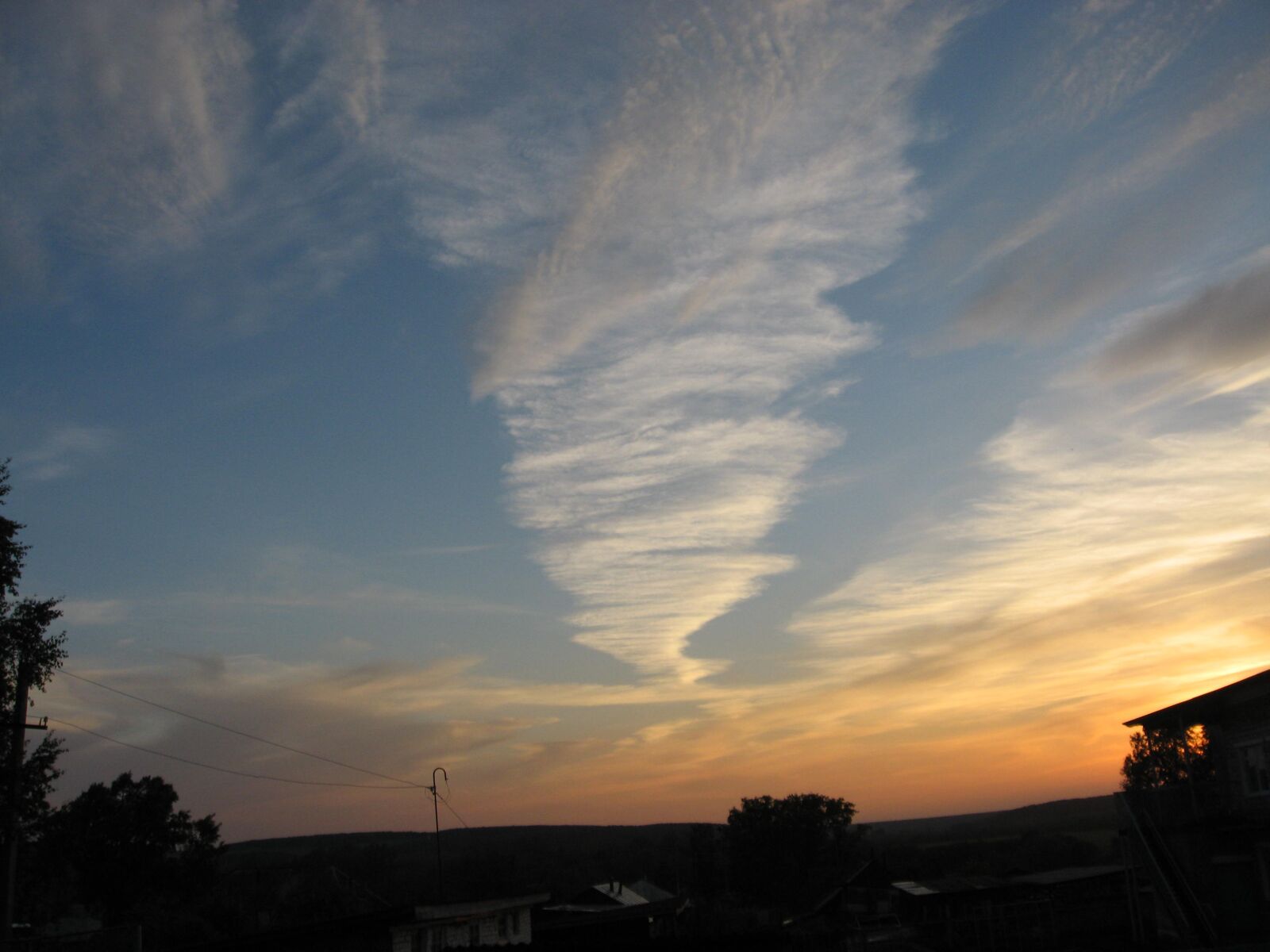 Canon POWERSHOT A550 sample photo. Evening, sky, nature photography